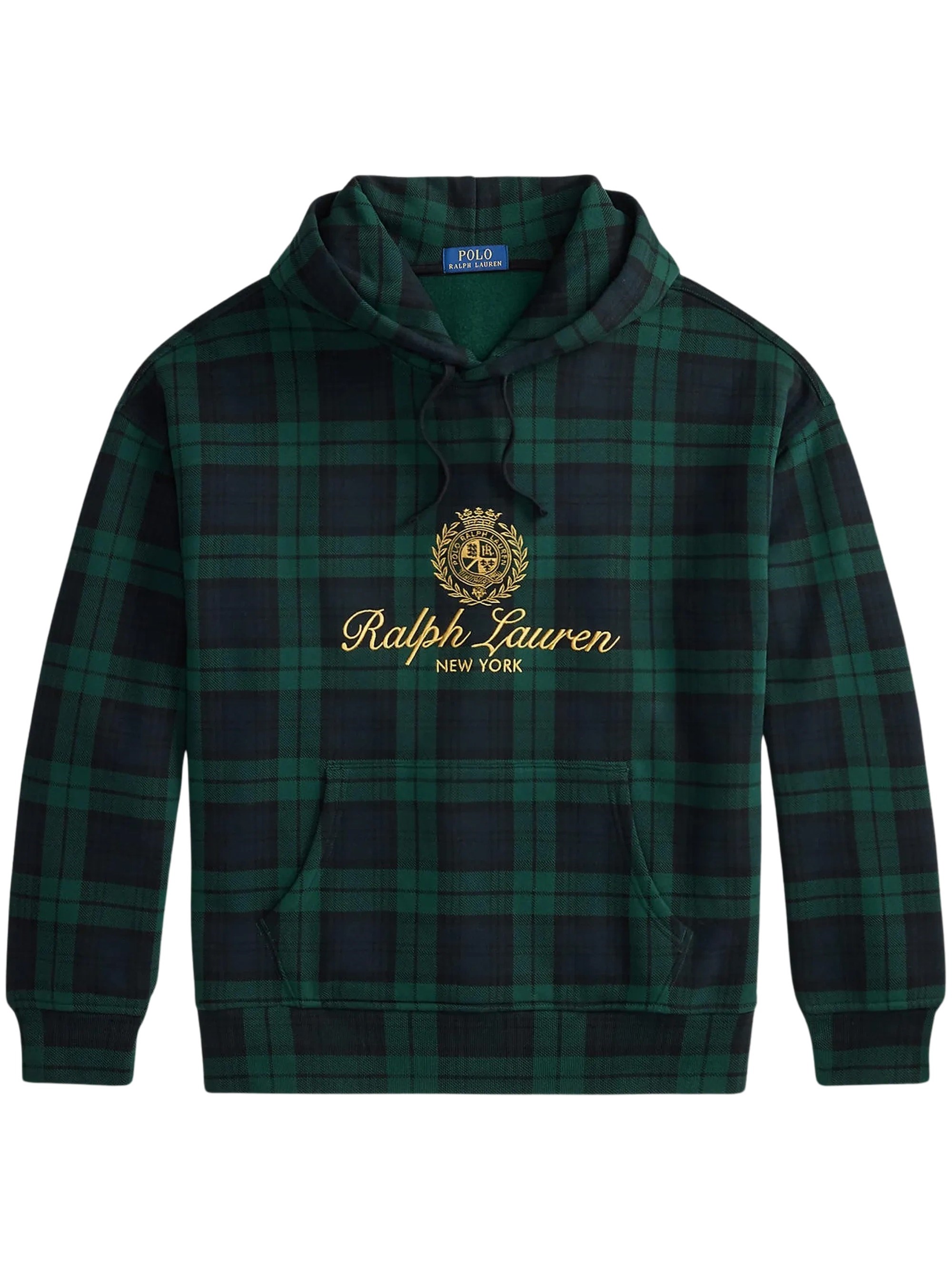 POLO RALPH LAUREN Felpa Con Cappuccio A Quadri