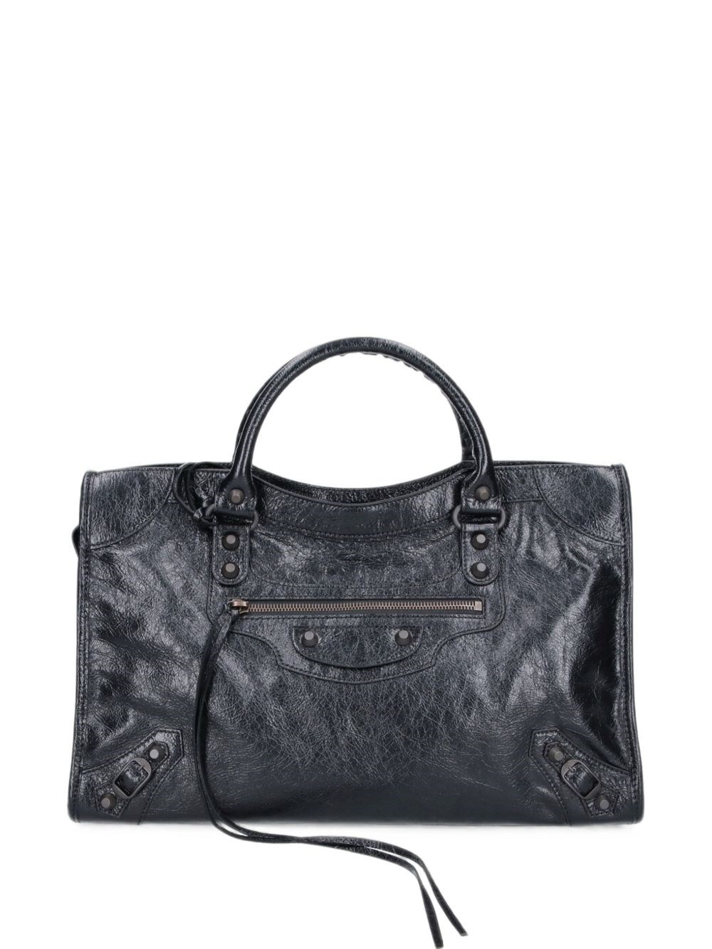 Balenciaga La Borsa A Mano In Pelle Media Le City