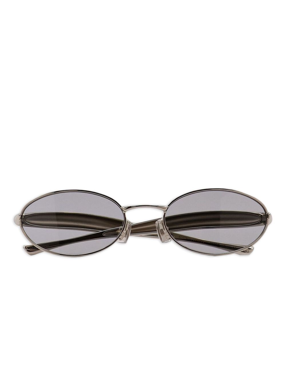 Bottega Veneta Oval Metal Sunglasses