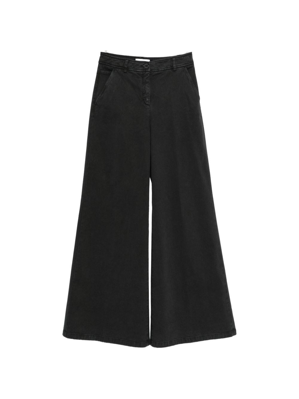Via Masini 80 Pantaloni Wide-Leg In Cotone