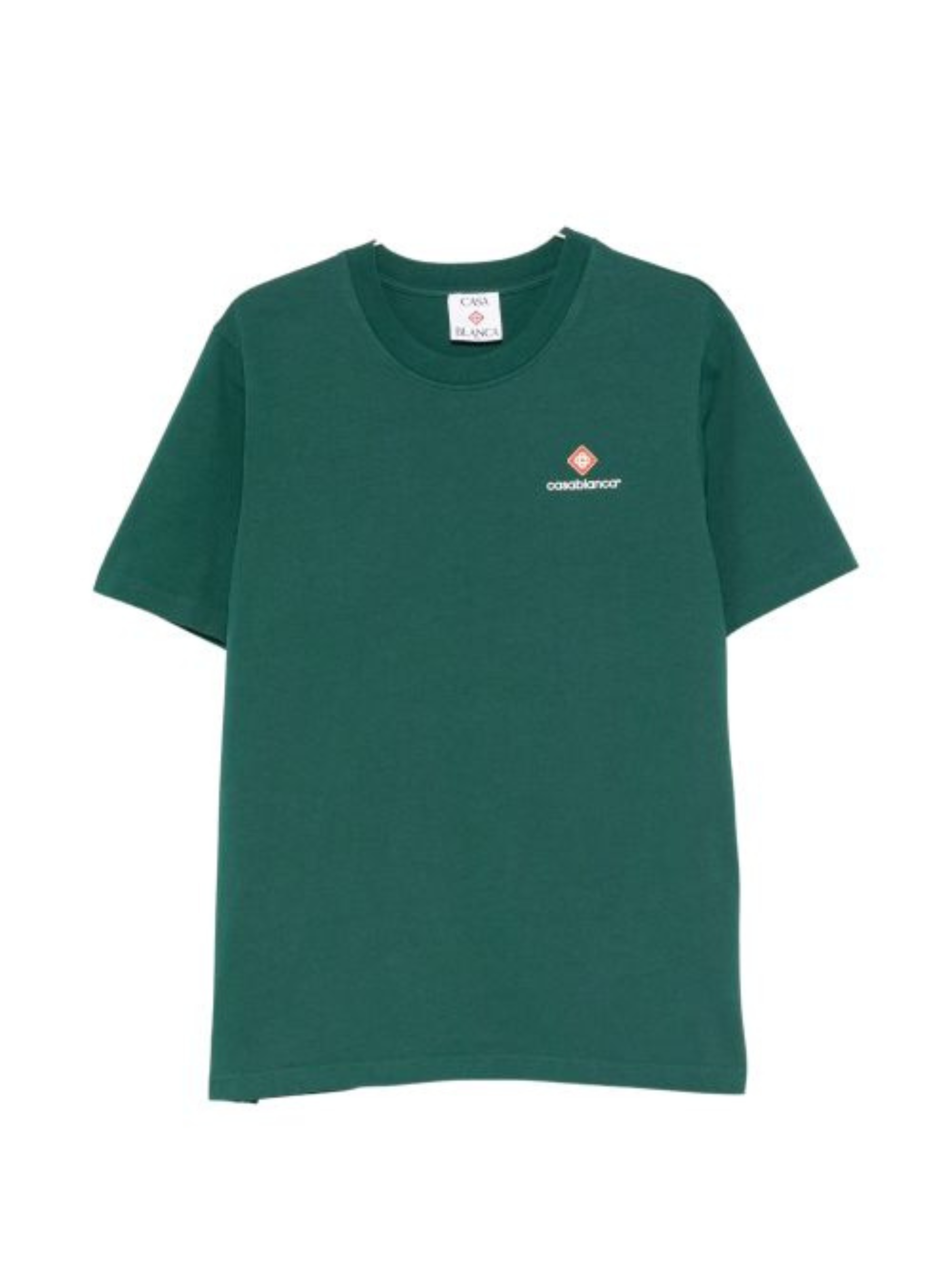 Casablanca T-Shirt Con Logo Goffrato