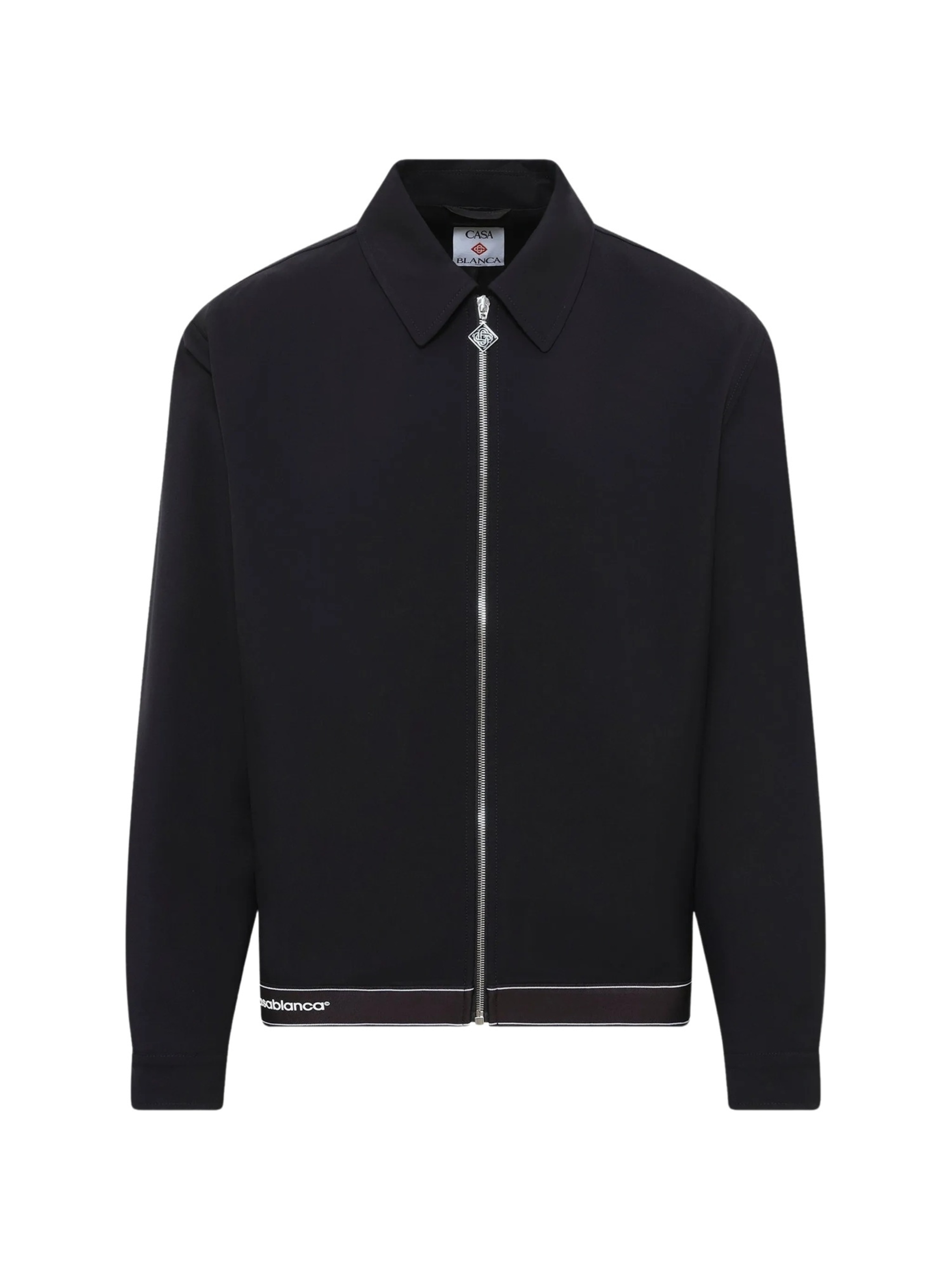 Casablanca Logo-Embroidered Zip-Up Jacket
