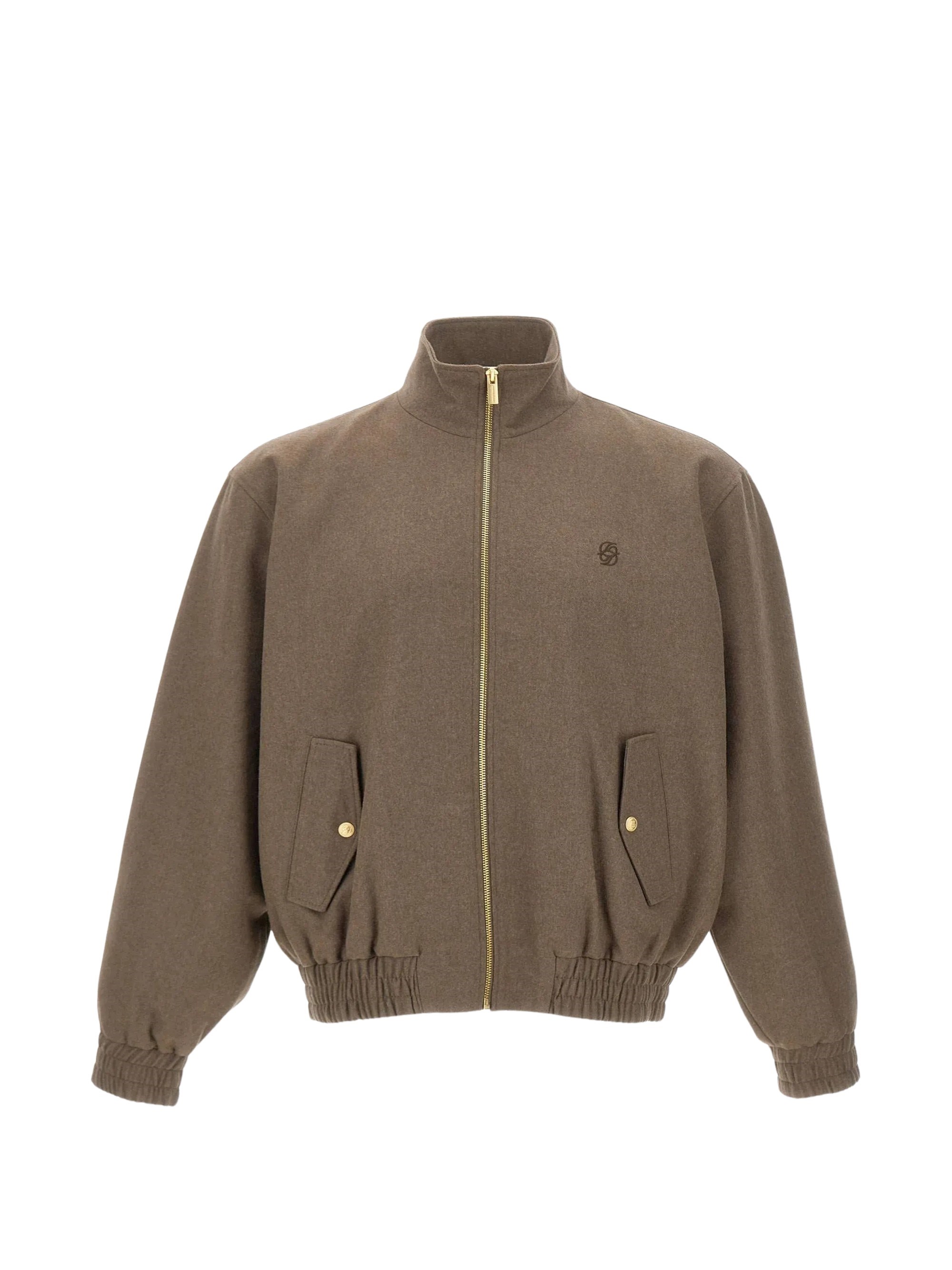 DROLE DE MONSIEUR Logo-Embroidered Elasticated Jacket