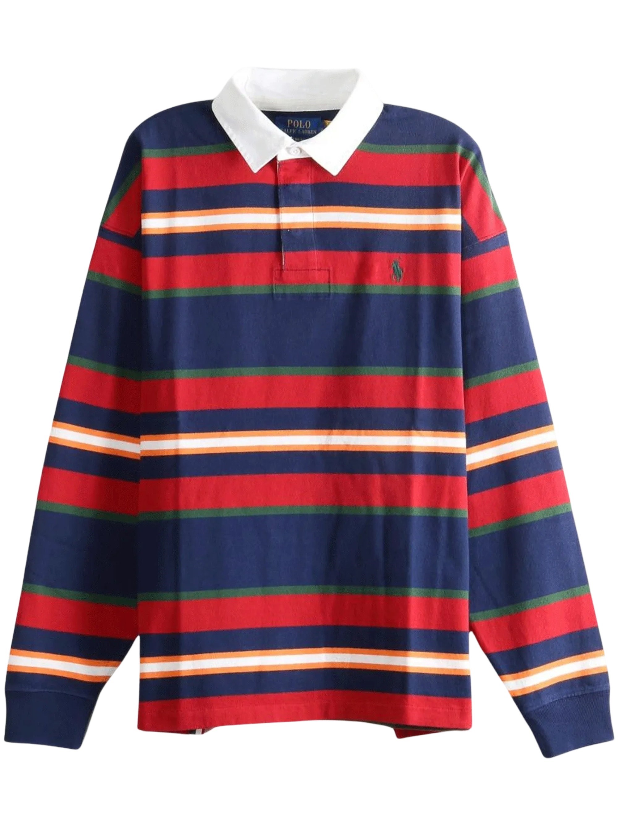 POLO RALPH LAUREN Polo A Righe A Maniche Lunghe