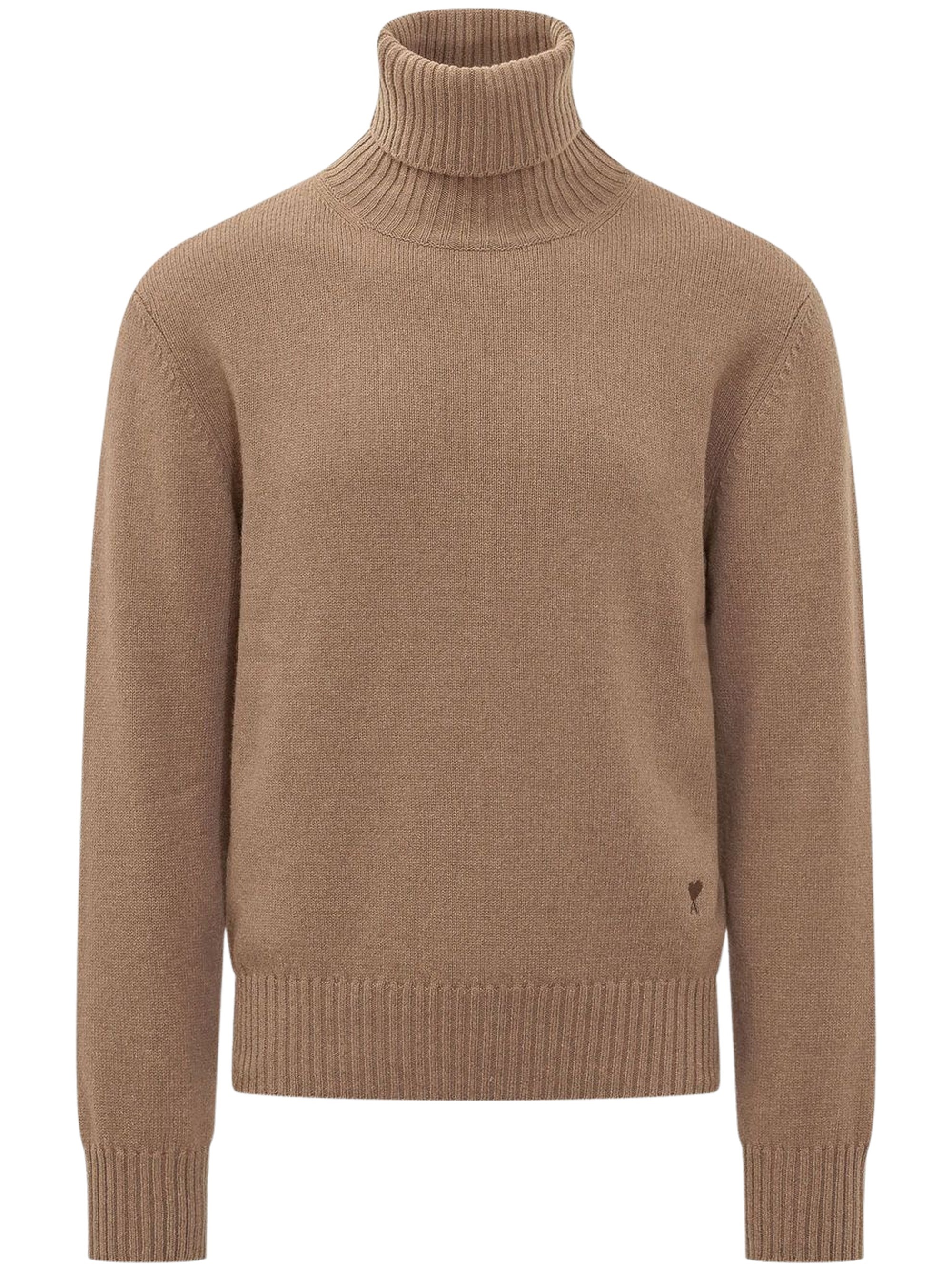 Ami Paris High Neck Knitted Jumper