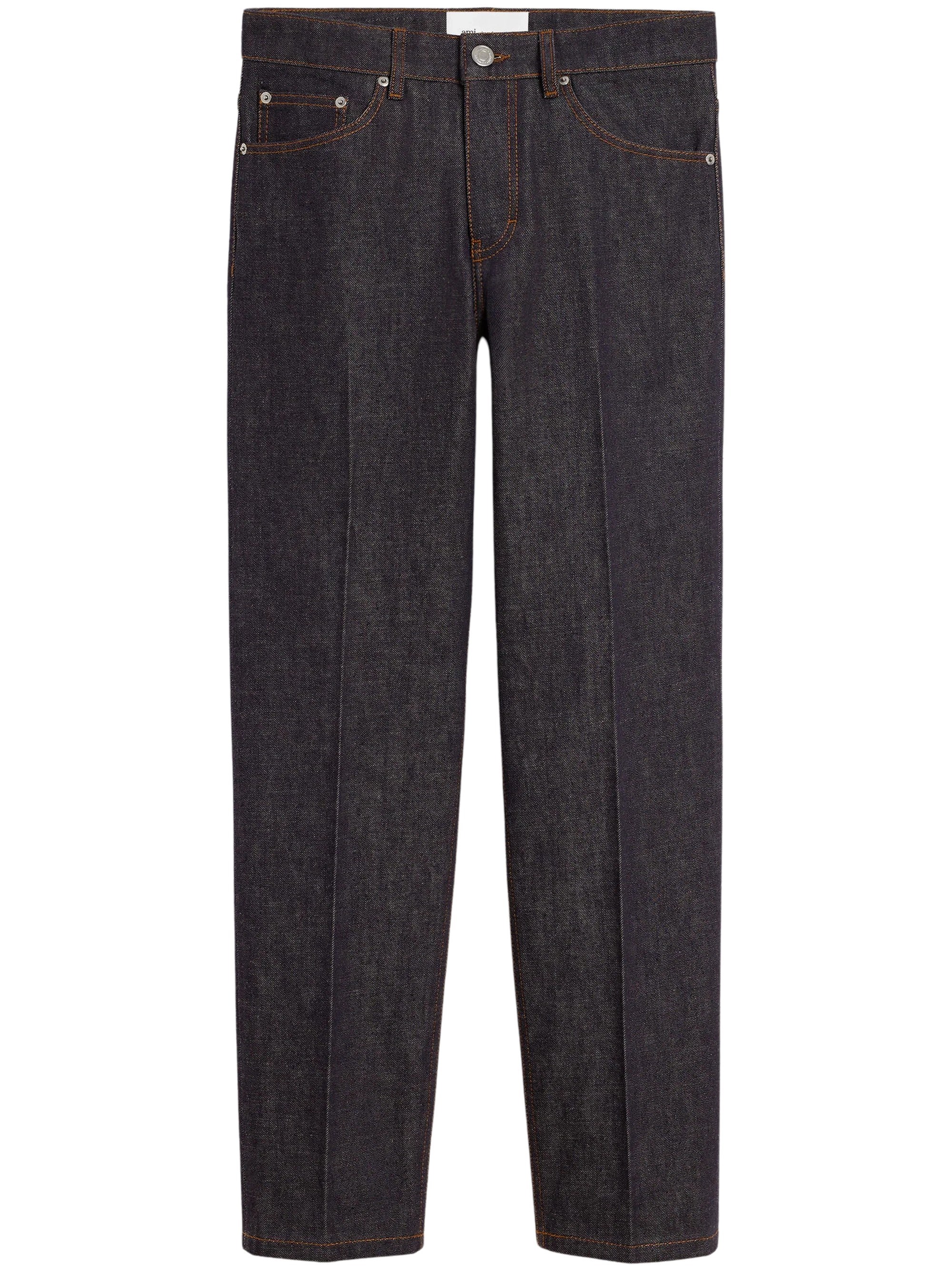 Ami Paris Blue Parisian-Fit Cotton Jeans