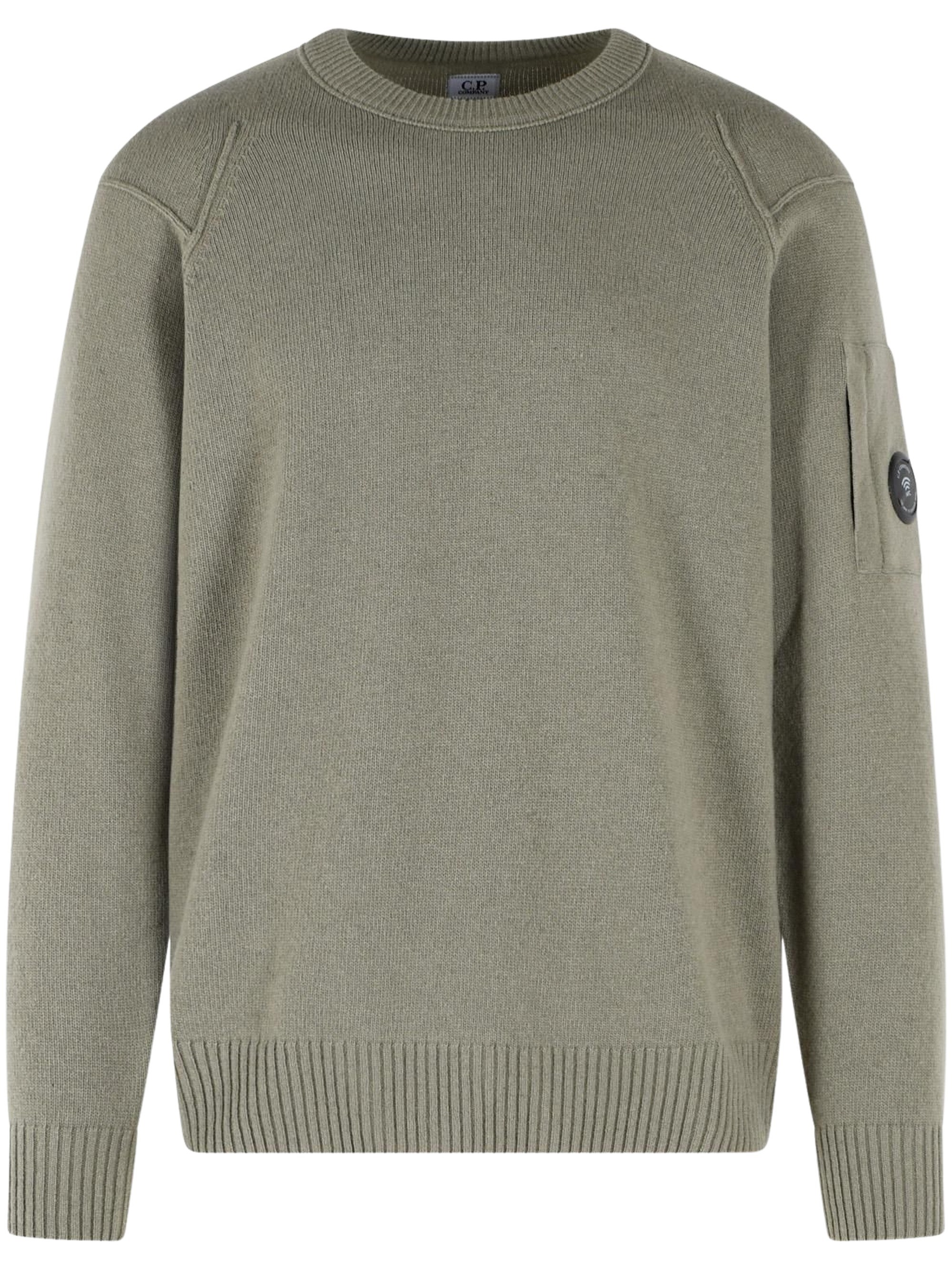 C. P. COMPANY Lens Crewneck Knitted Jumper