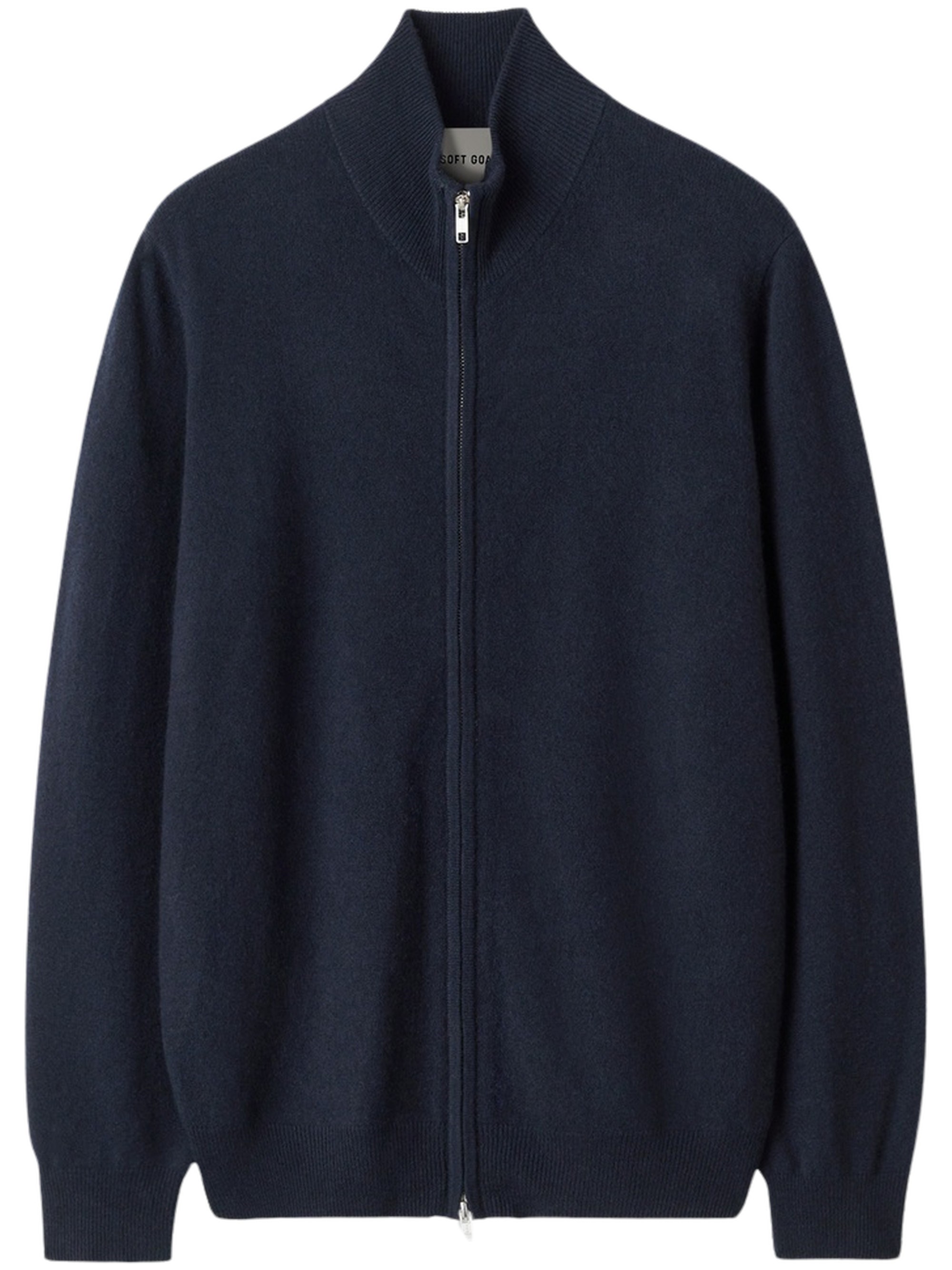 SOFT GOAT Men's Full Zip Cashmere Cardigan