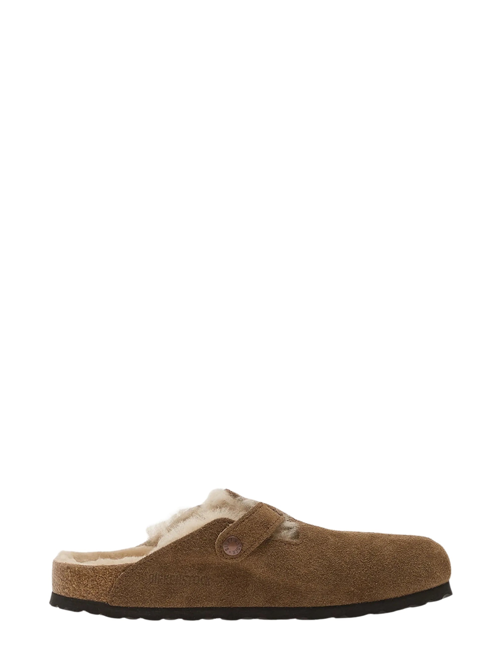 BIRKENSTOCK_Boston Shearling in suede 'Dark Tea'_Marrone_38 EU_Donna