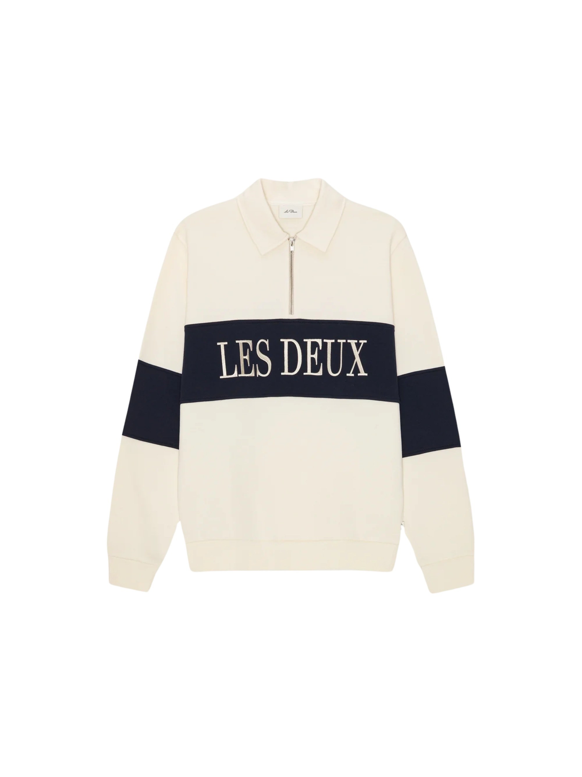 Zipper Rugby Sweatshirt