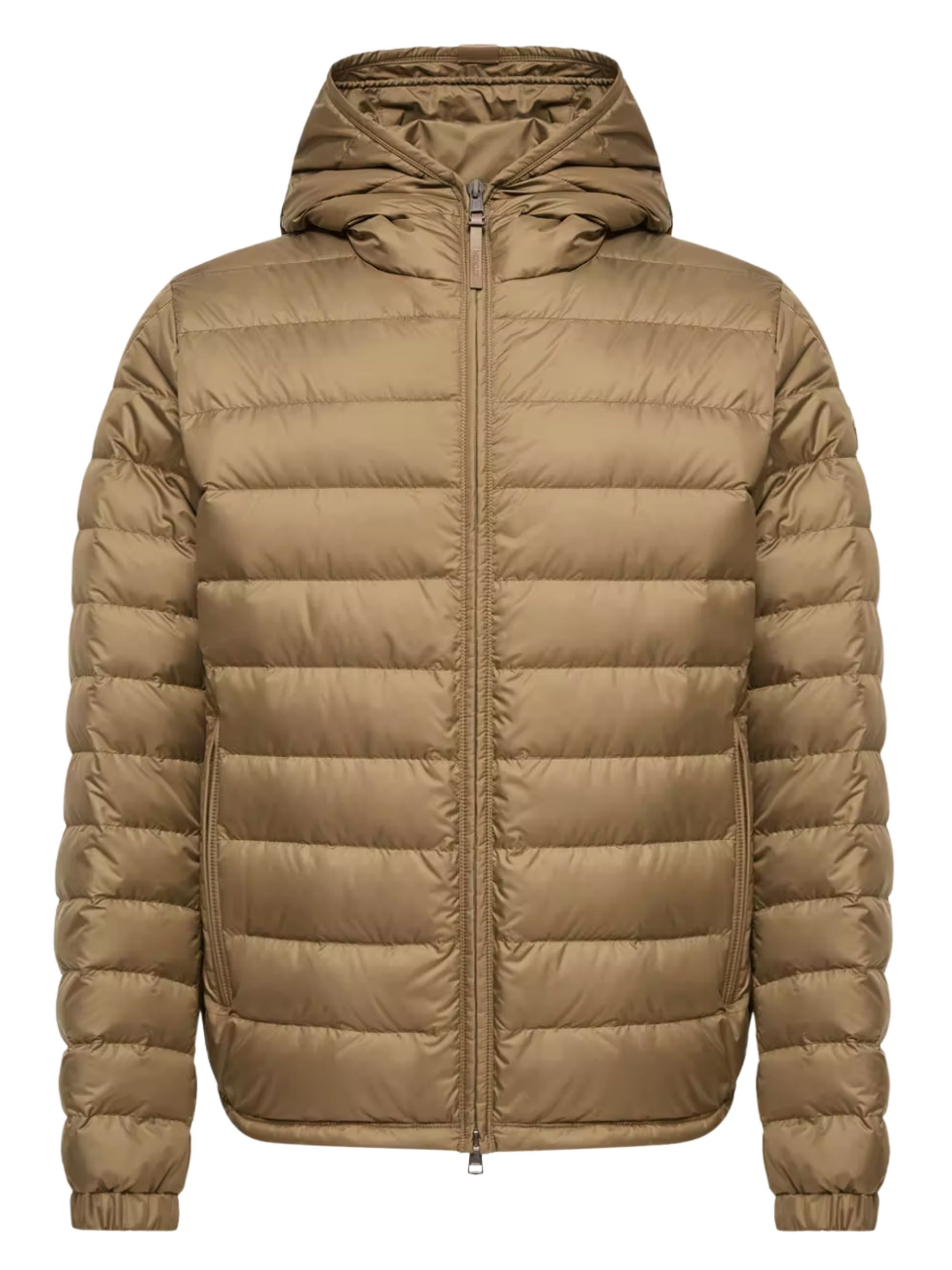 Moncler Solienn Hooded Short Down Jacket for Men in Green, Size: 40 - Image 4
