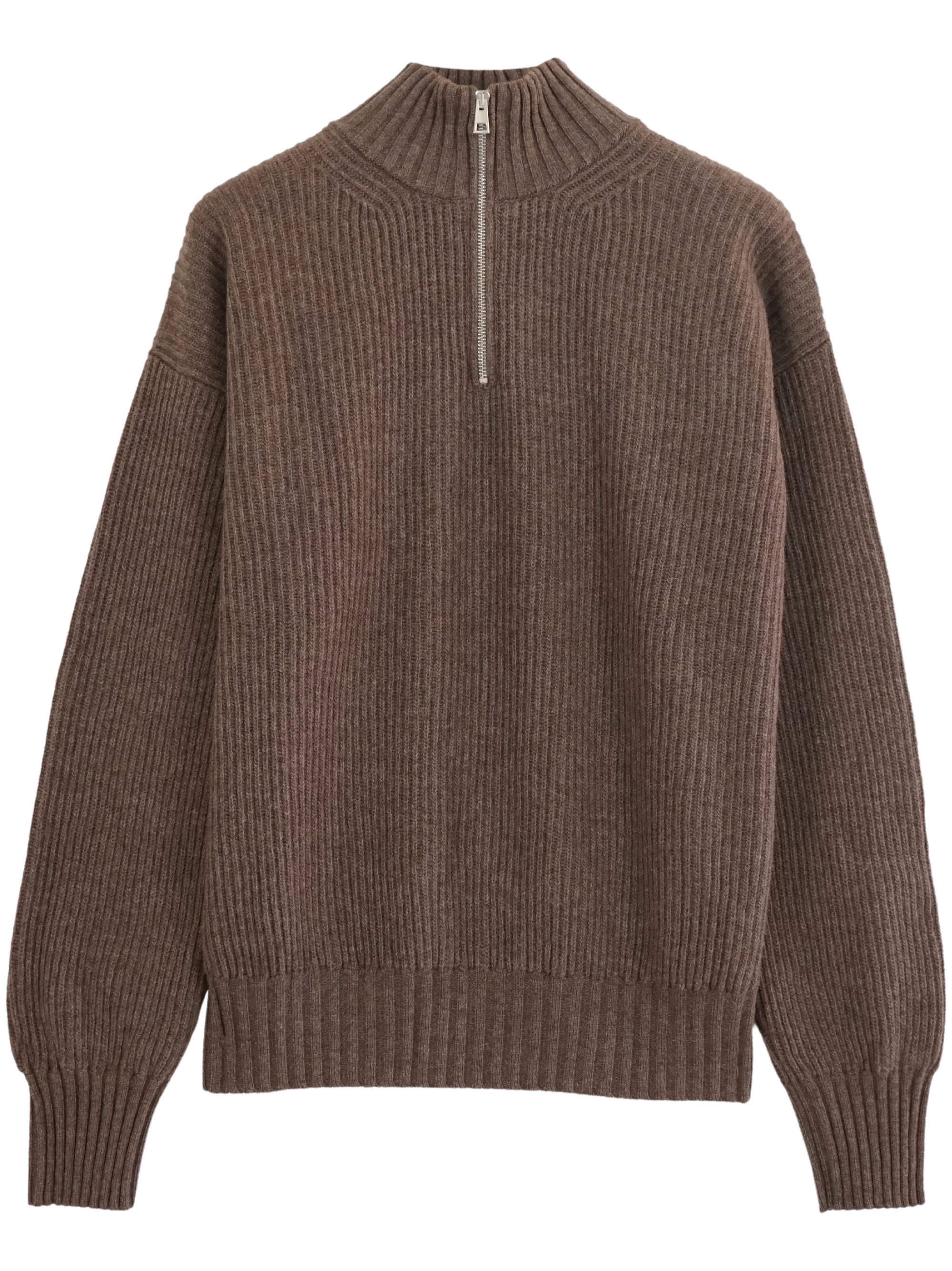 Trucker In Pure English-Knitted Wool