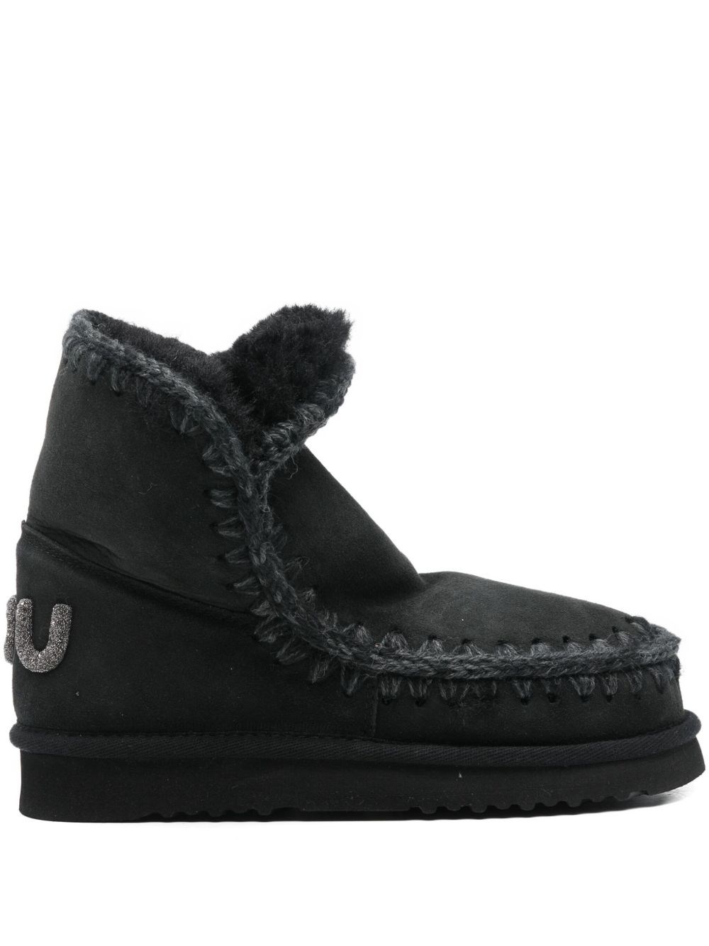 MOU 'Eskimo 18 Glitter Logo' Ankle Boots