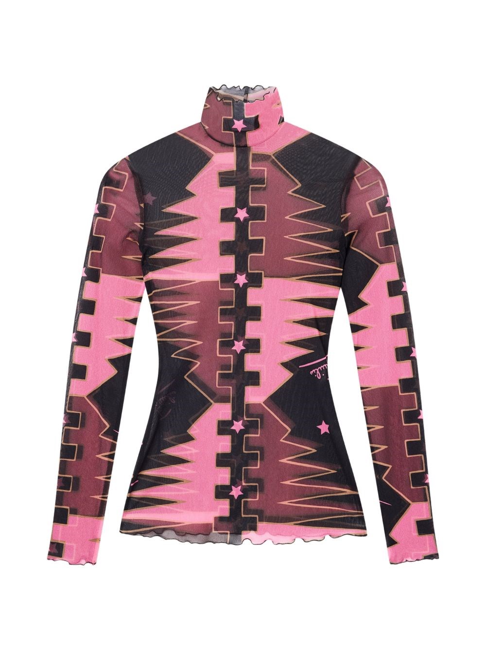 Pucci Pucci Printed High-Neck Top