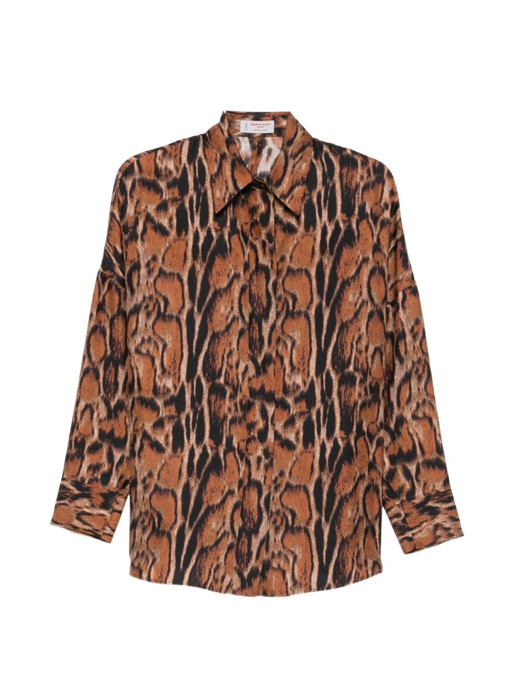 Alberto Biani Camicia In Seta Stampata