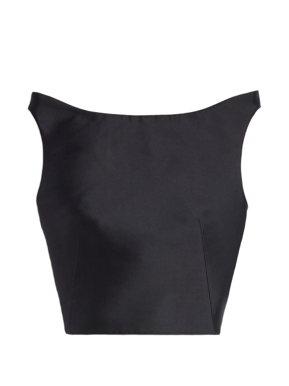 Jil Sander Silk And Wool Cropped Top Jil Sander Silk And Wool Cropped Top