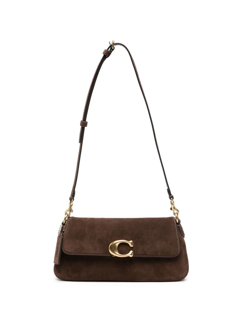 Coach Jet Suede Leather Shoulder Bag