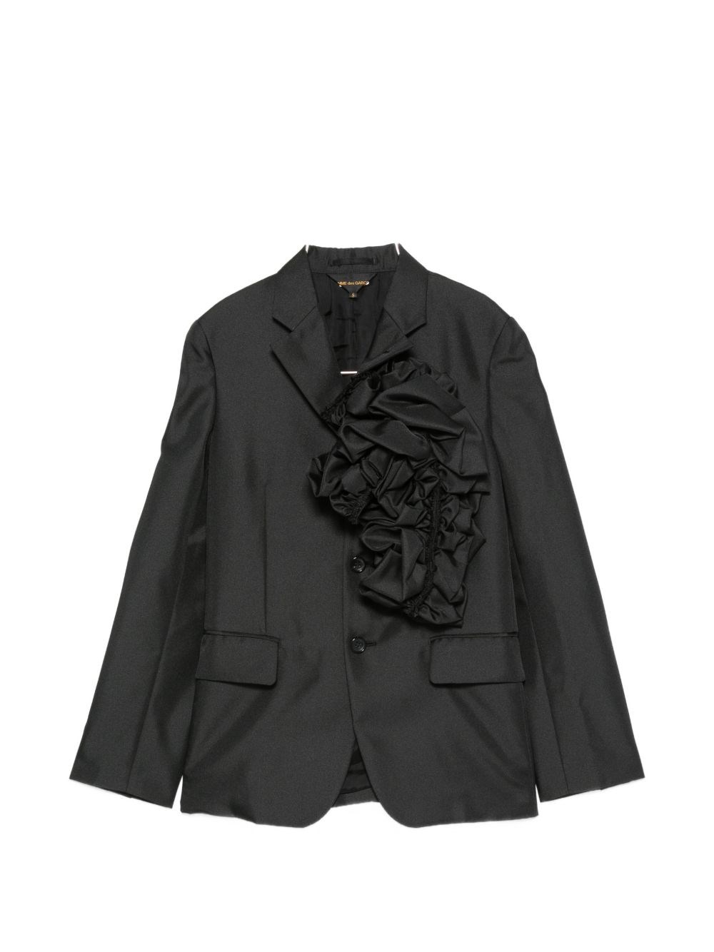 COMME DES GARÇONS Rouched Single-Breasted Jacket