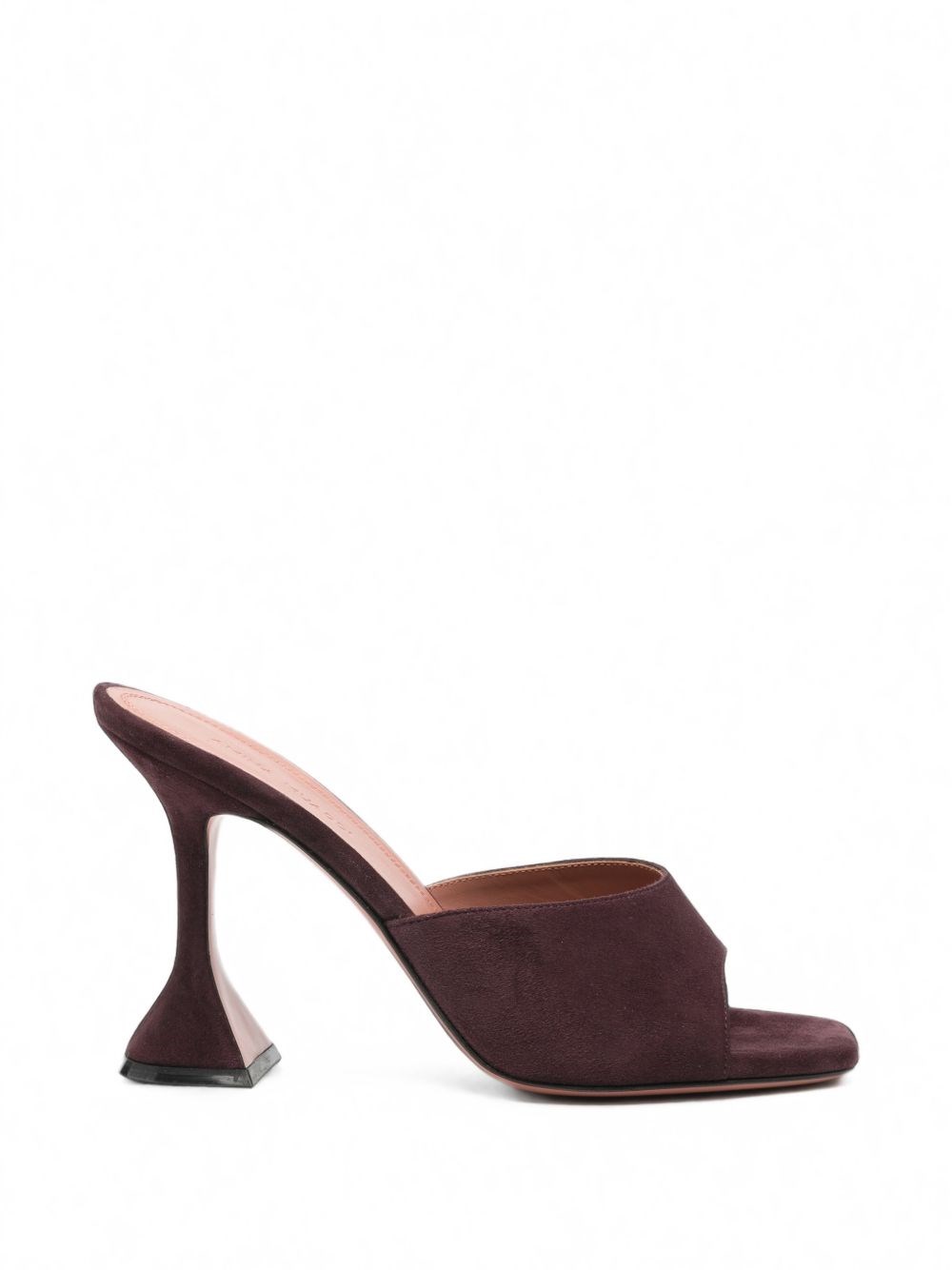 Amina Muaddi Lupita Suede Leather Mules By Amina Muaddi