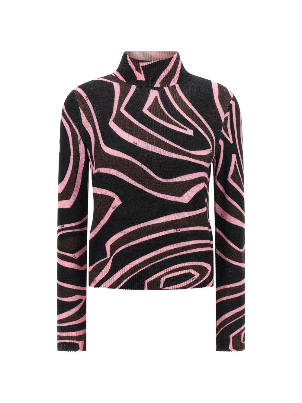 Pucci Printed Wool Turtleneck Sweater