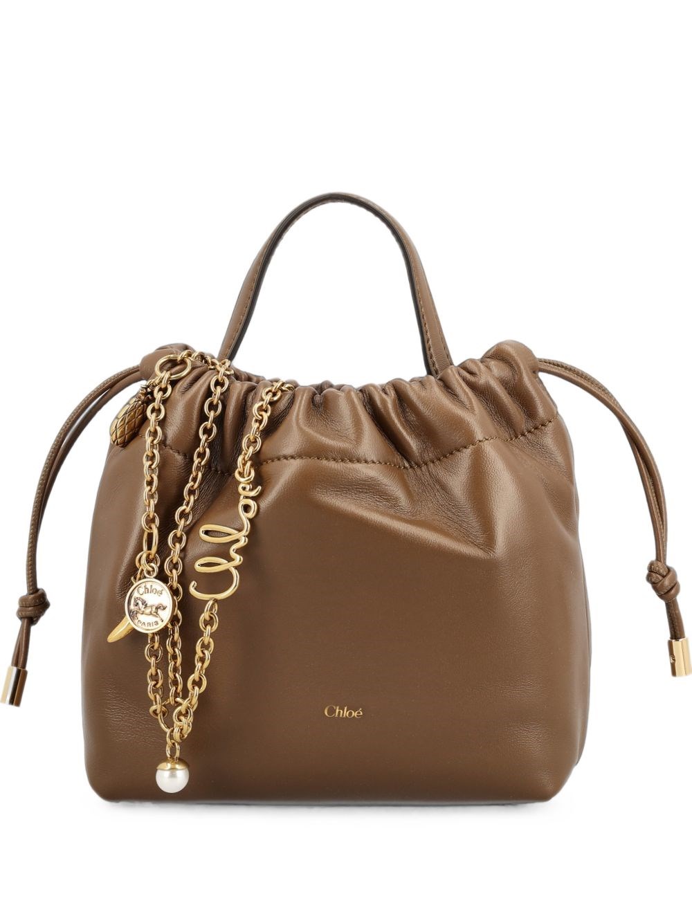 Chloé Chloé Icons Leather Mini Bucket Bag