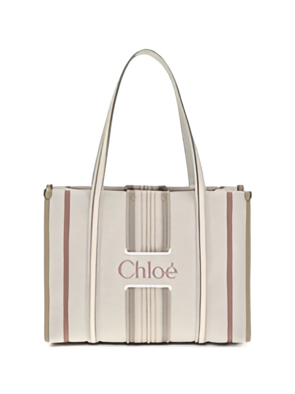Chloé Woody Loop Canvas Tote