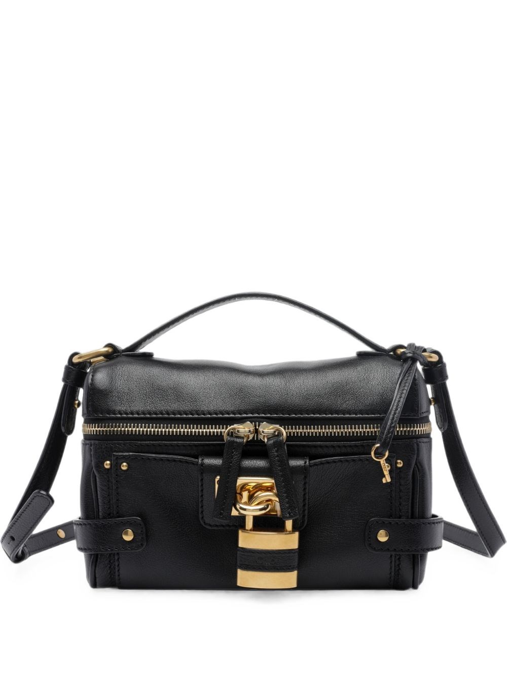 Chloé Vanity Paddington Shoulder Bag — Black