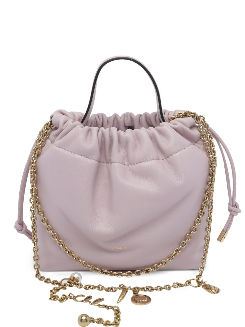 Chloé Chloé Icons Leather Mini Bucket Bag Chloé Chloé Icons Leather Mini Bucket Bag