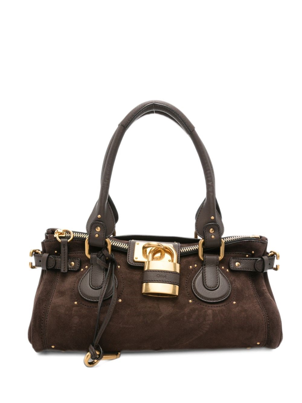 Chloé Paddington Suede Leather Shoulder Bag
