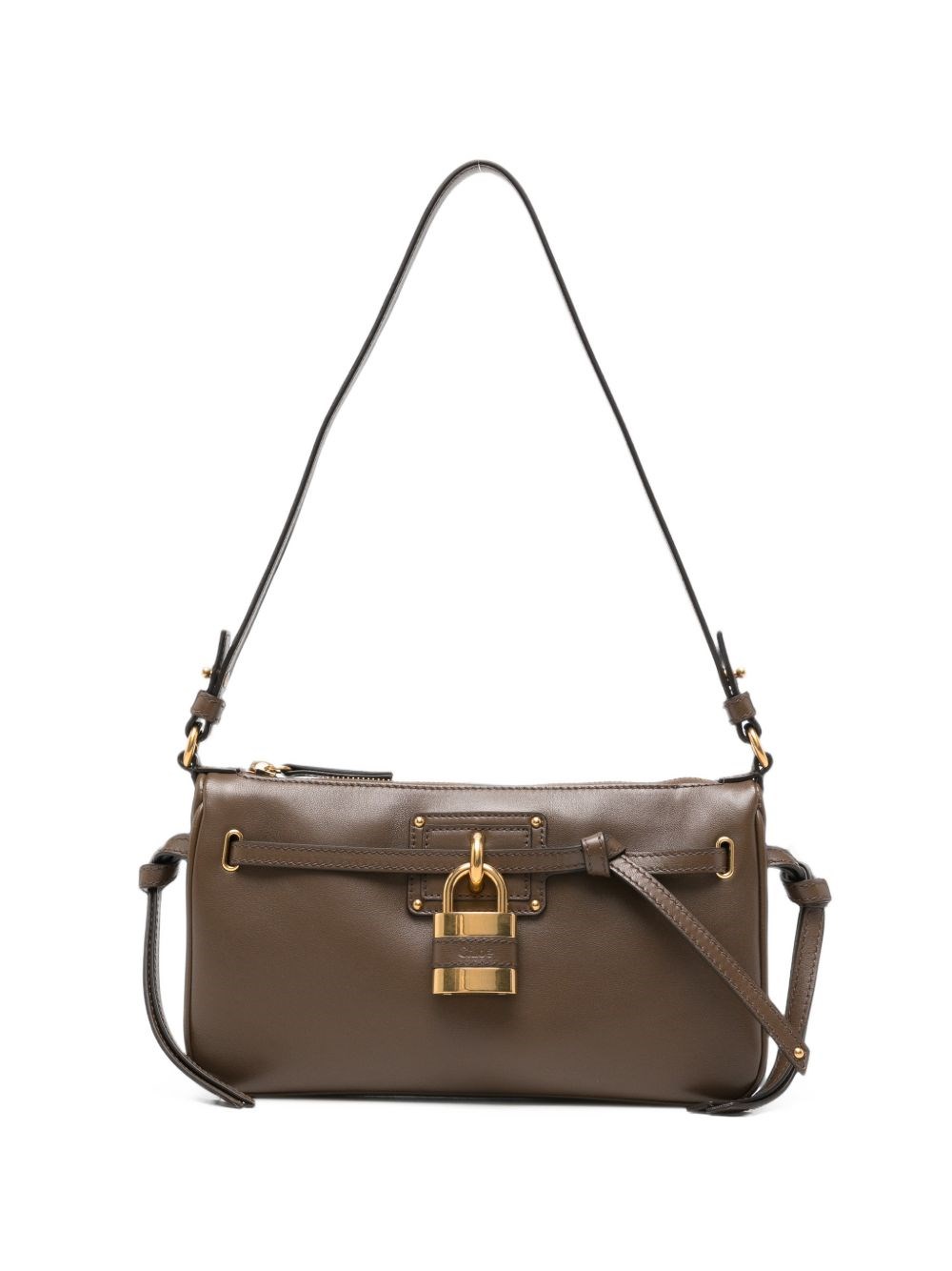 Pochette Mini Paddington Sling en nappa marron