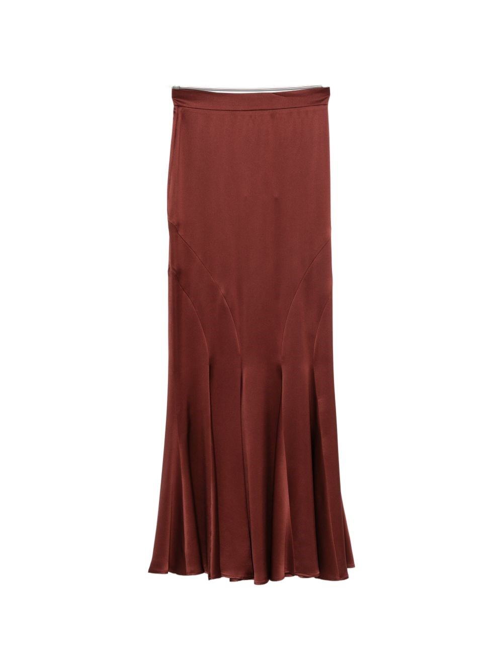Max Mara Satin Maxi Skirt - Woman Skirts Red It - 38