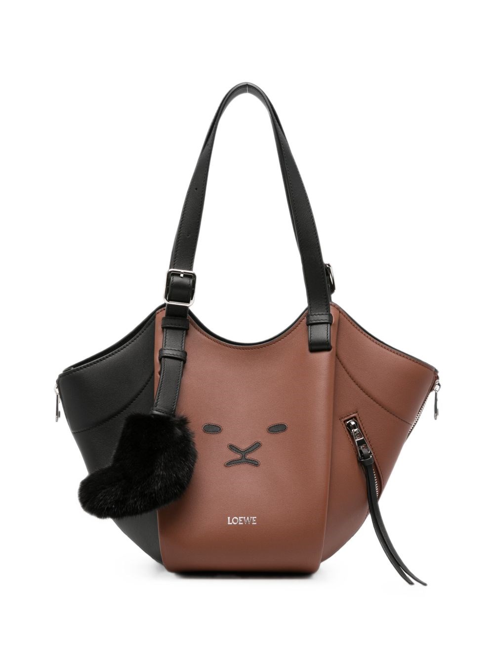 Loewe Borsa A Mano Media In Pelle Hammock