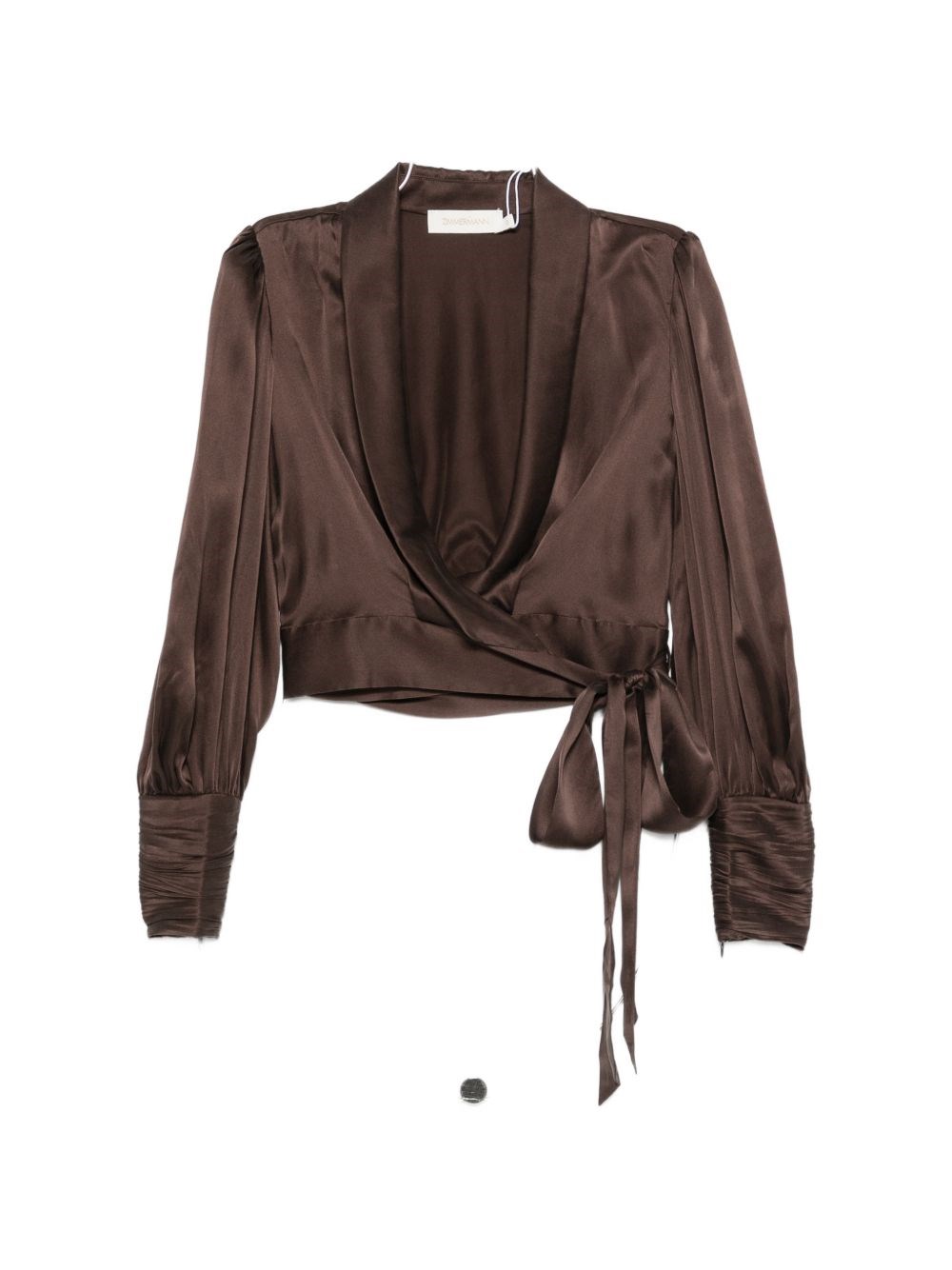 Zimmermann Silk Wrap Top