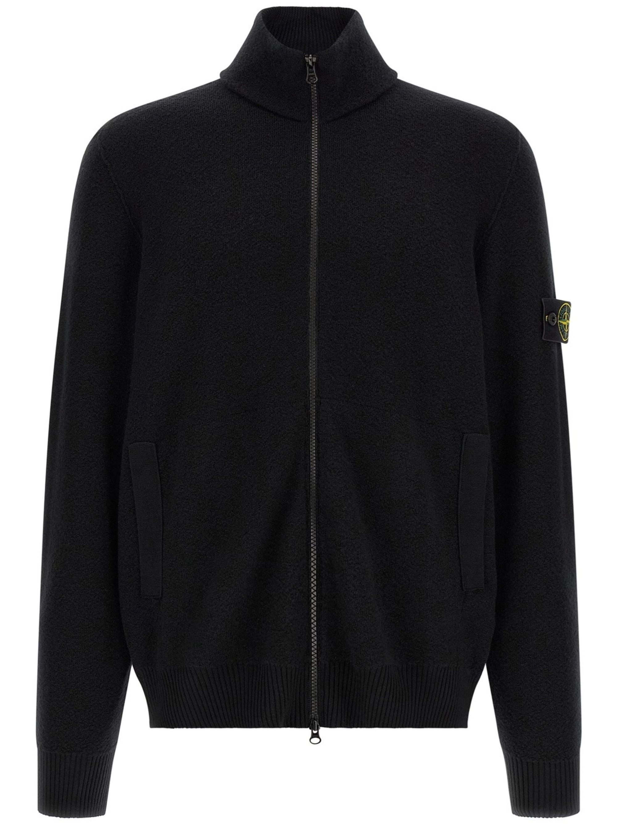 Stone Island Cardigan With Logo By Stone Island