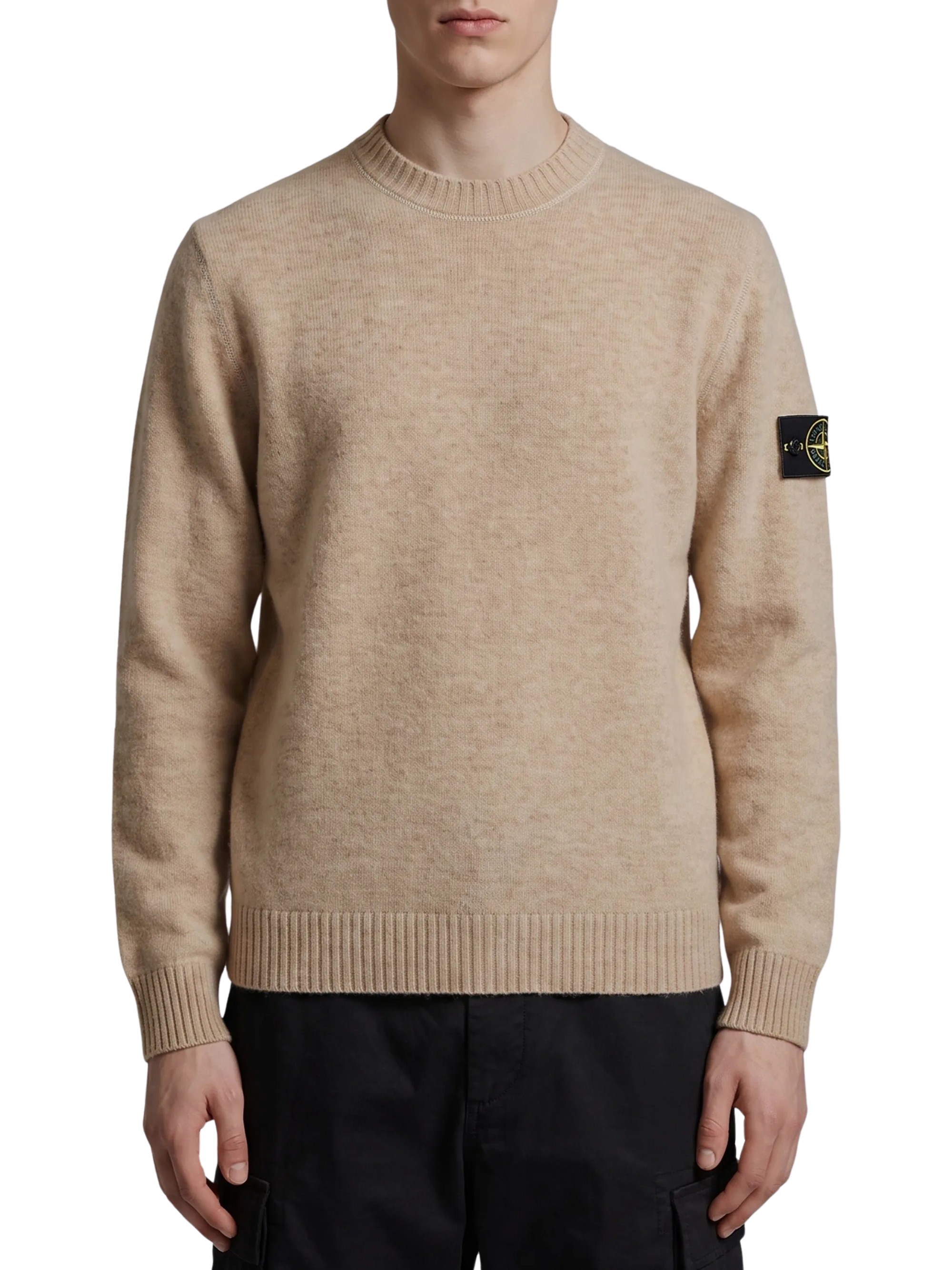 Stone Island Wool Crewneck Sweater