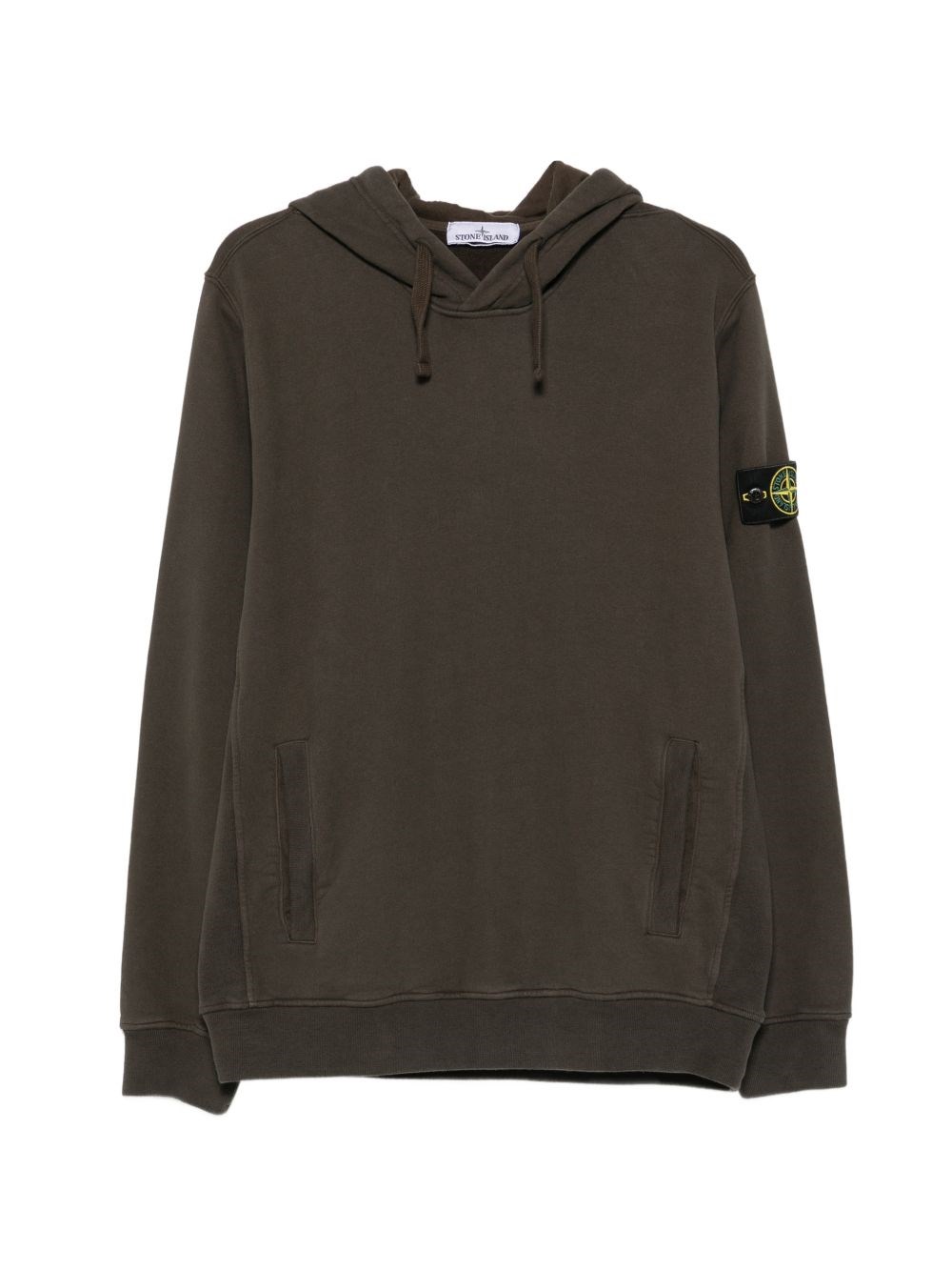 Men s Organic Cotton Fleece Hoodie Coal Grey