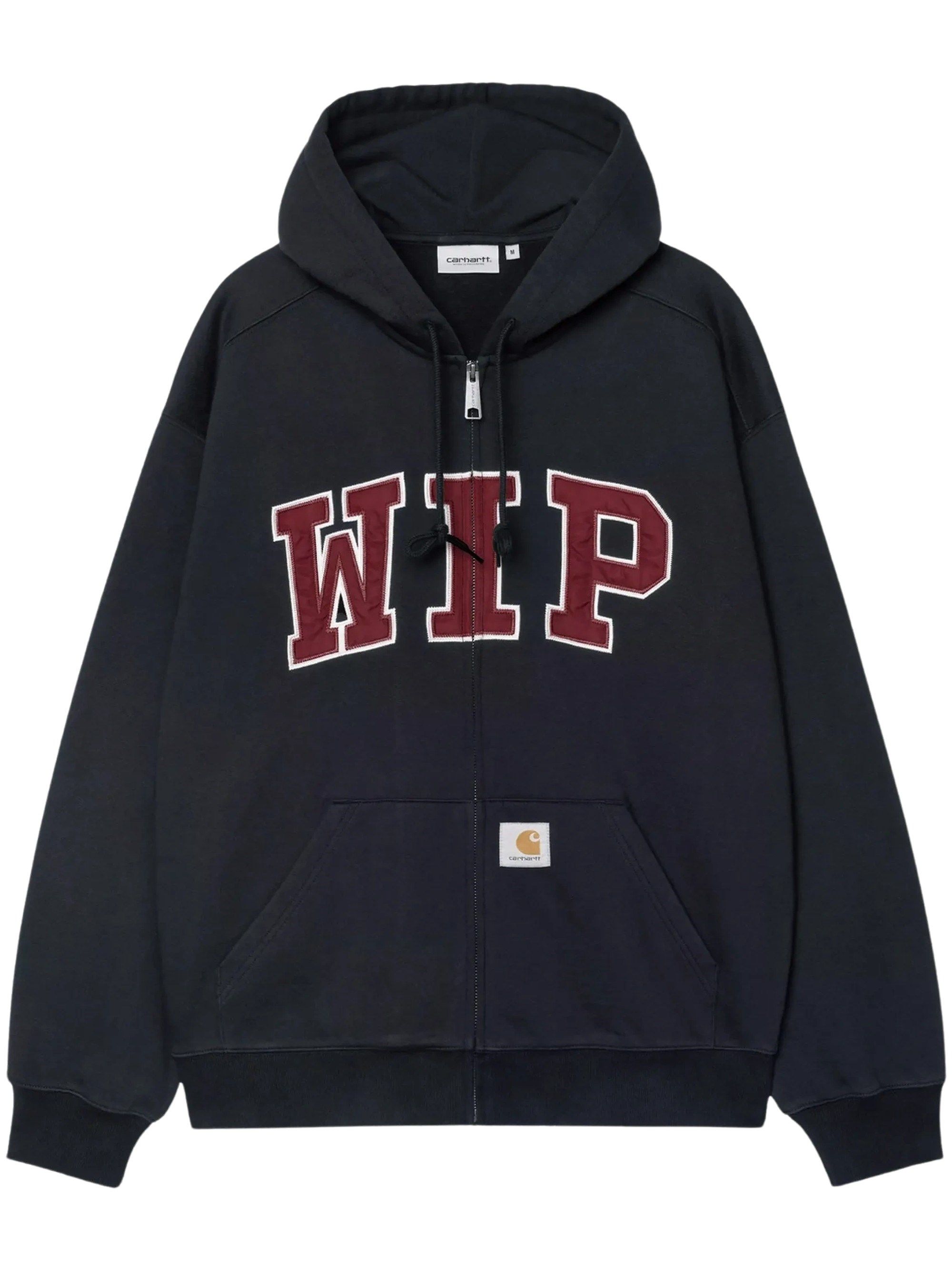 Carhartt WIP Felpa Con Cappuccio Con Zip E Applicazione Logo-Appliqué