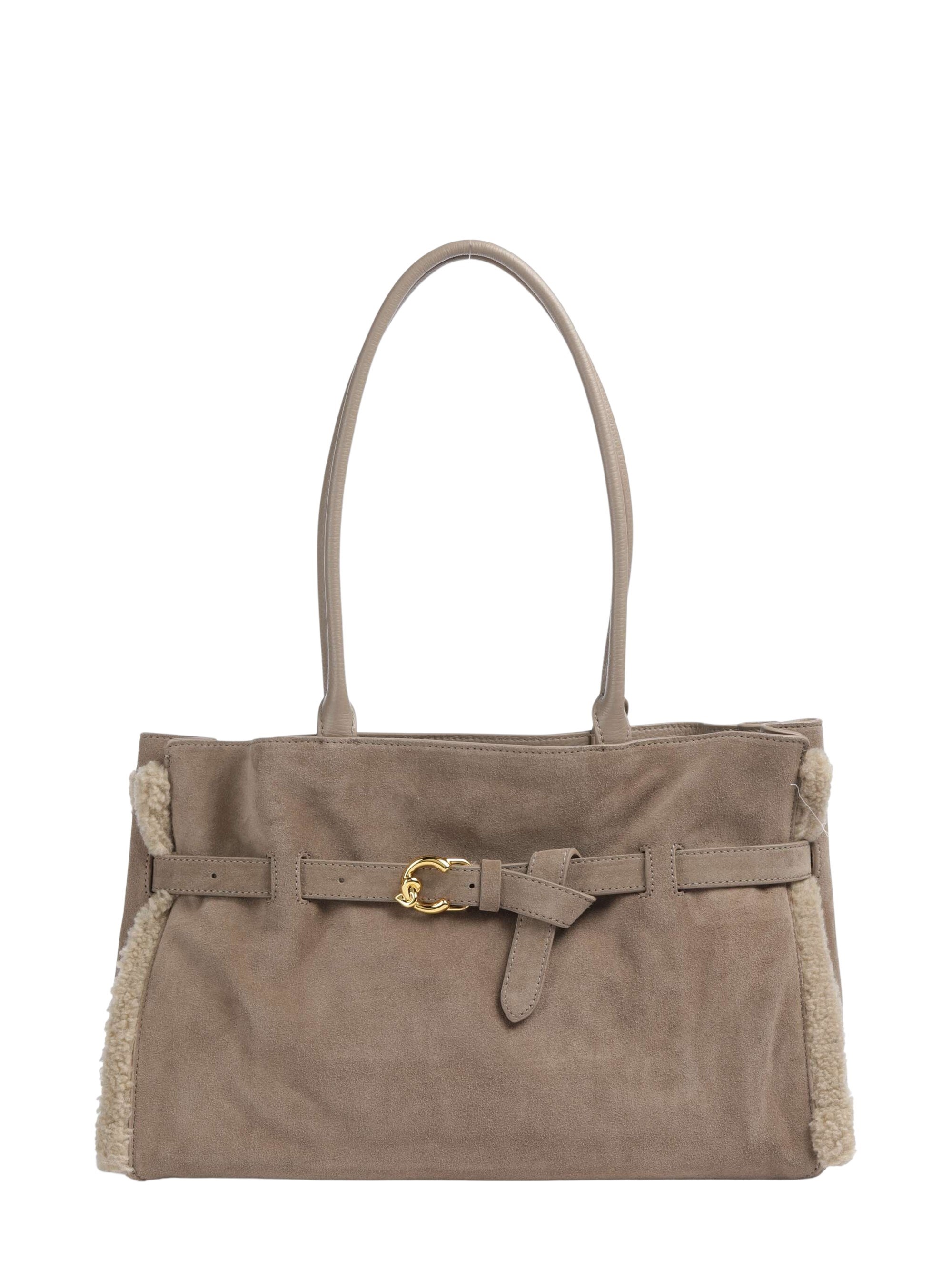 Coccinelle Sabine Soft Suede Tote Bag Coccinelle Sabine Soft Suede Tote Bag