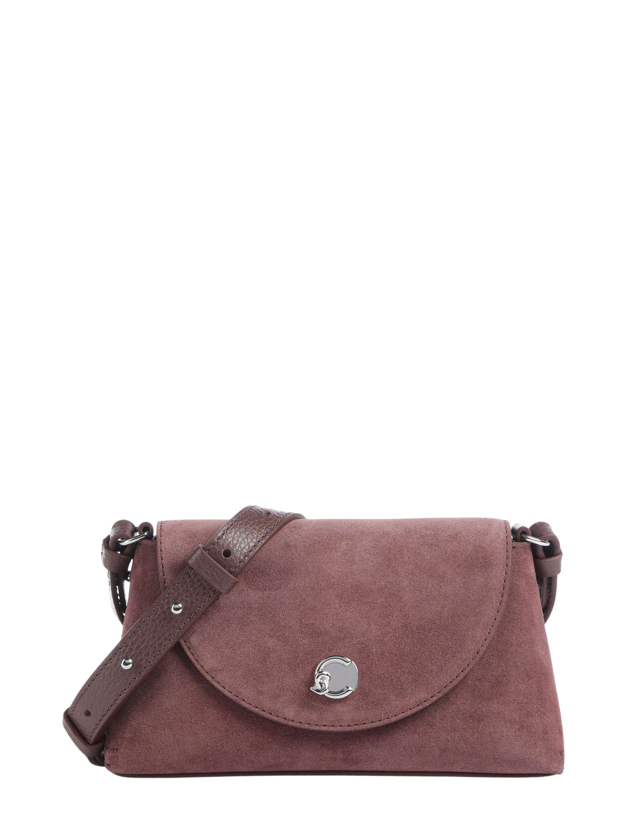Coccinelle Borsa A Tracolla In Suede Nikla By Coccinelle