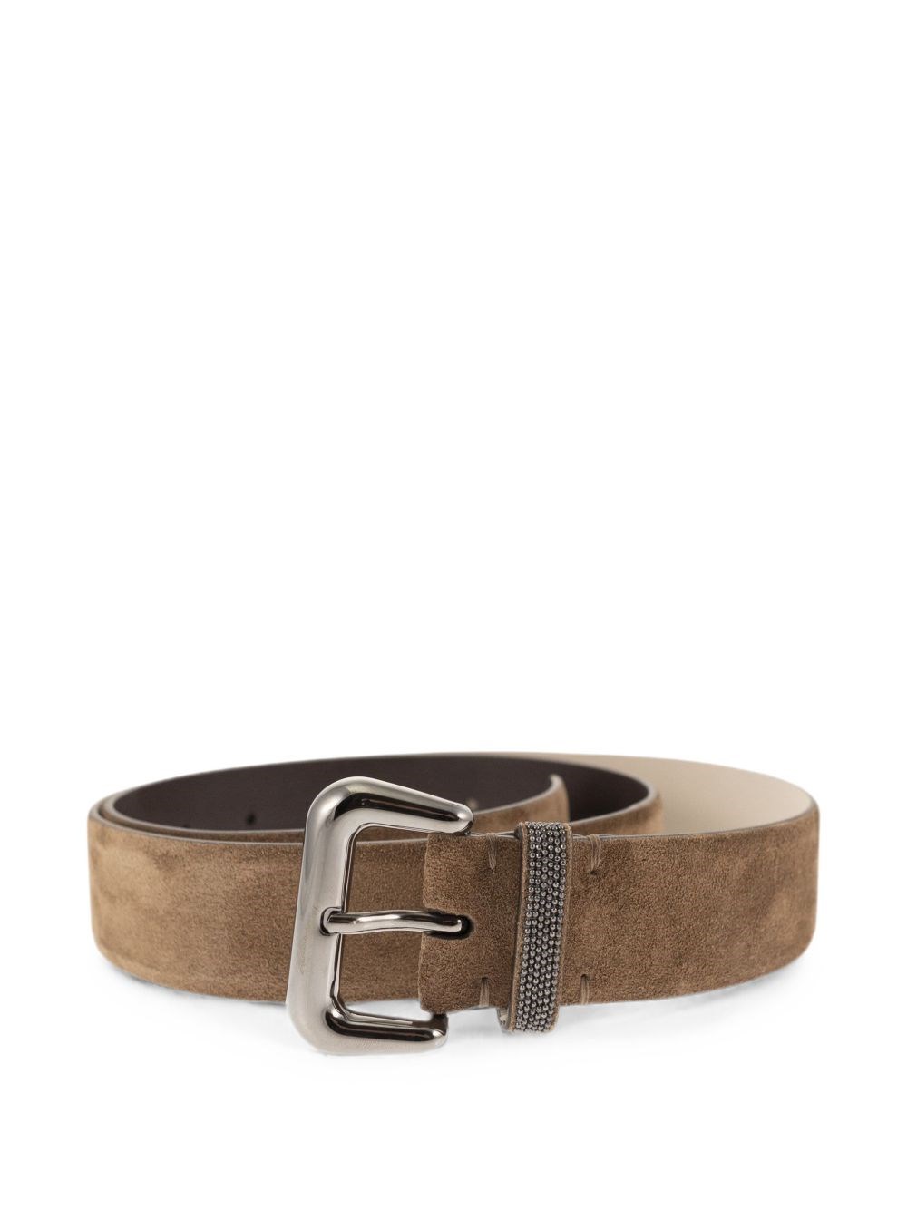 Brunello Cucinelli Suede Leather Belt By Brunello Cucinelli