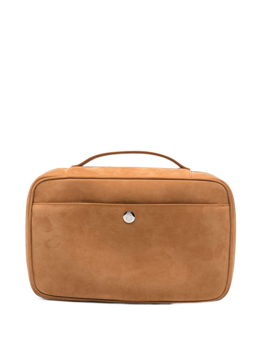 Brunello Cucinelli Suede Leather Beauty-Case By Brunello Cucinelli