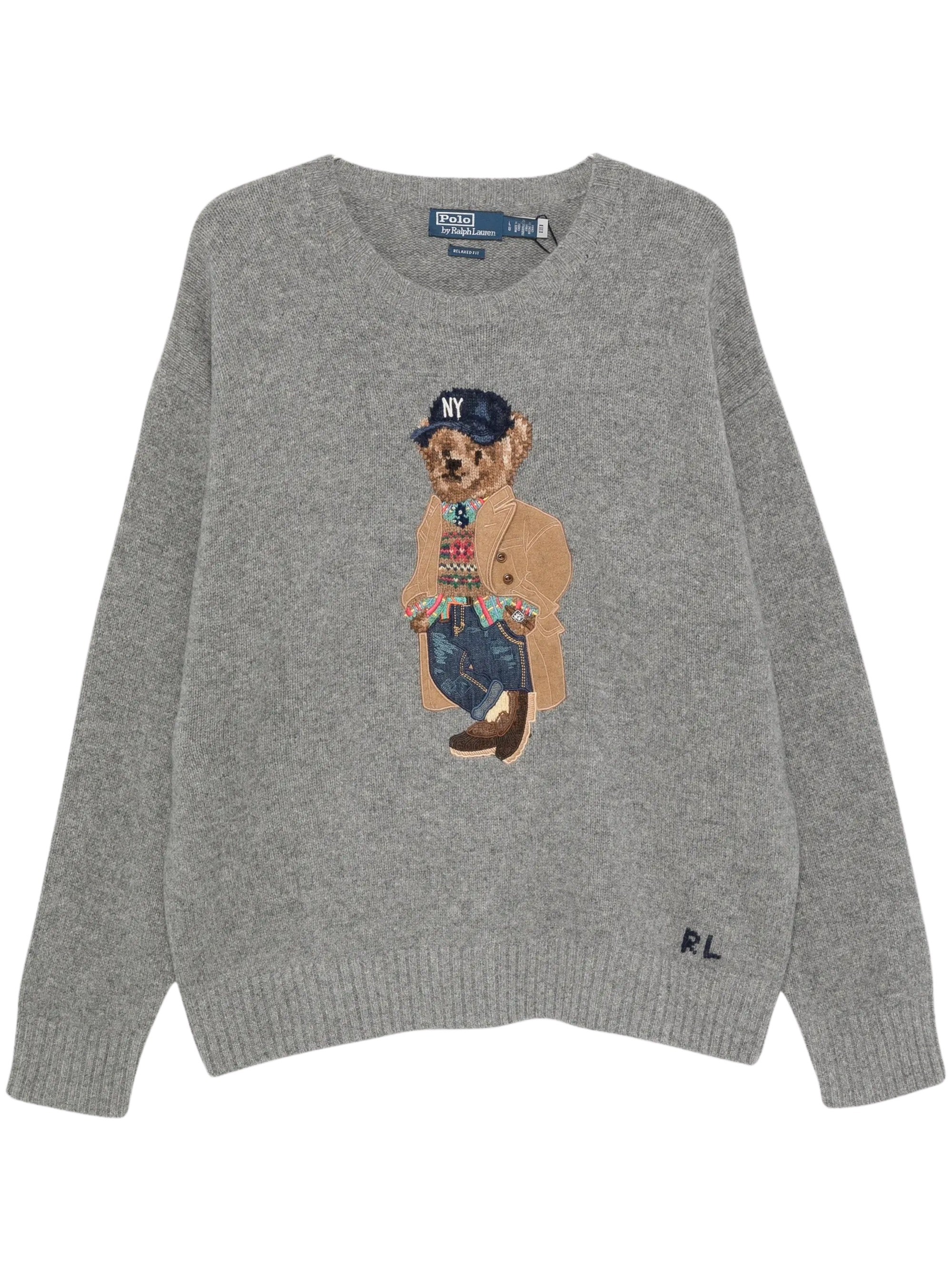 POLO RALPH LAUREN Maglione In Maglia Intarsia Polo Bear Di Polo Ralph