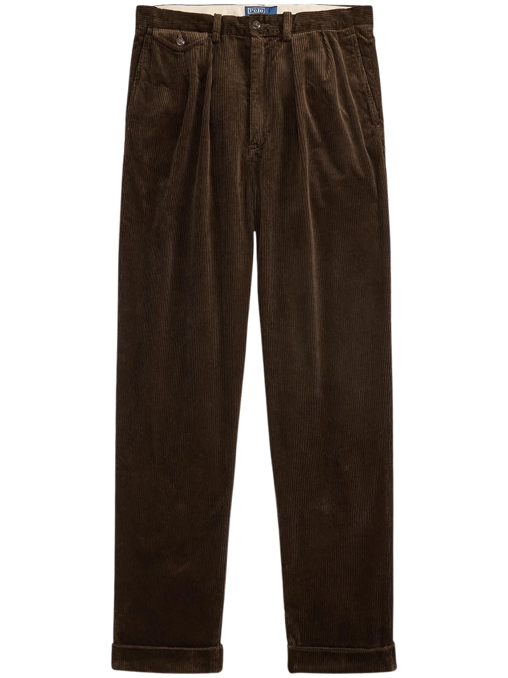 POLO RALPH LAUREN Pantalone In Velluto A Coste Dal Taglio Relaxed Whit