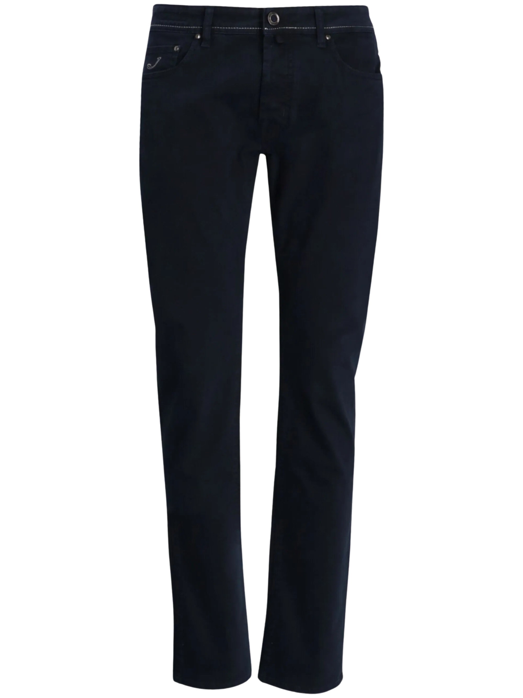 Jacob Cohen Pantaloni In Cotone Con Cuciture A Contrasto