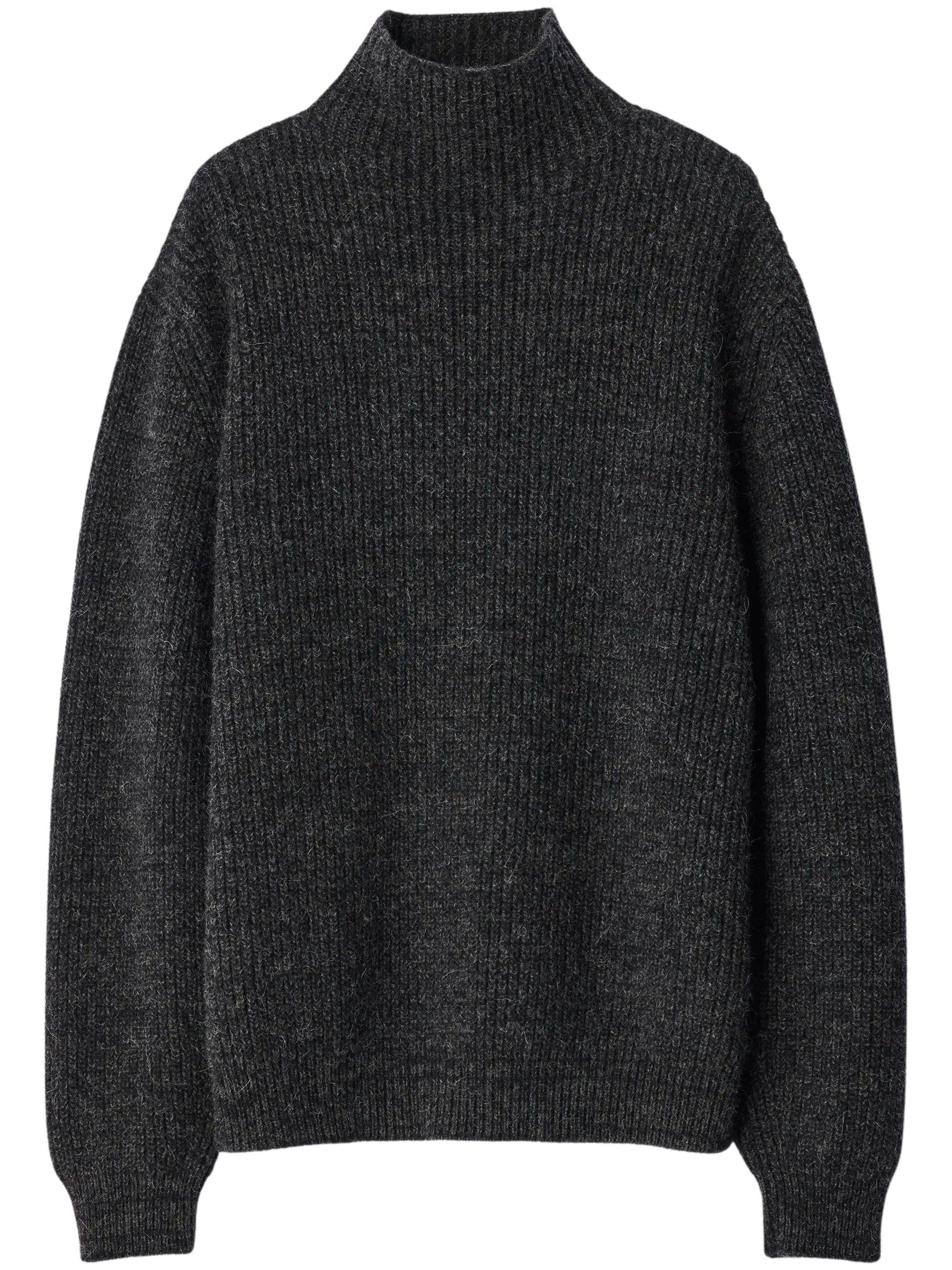 LEMAIRE High-Neck Sweater In Yak Alpaca