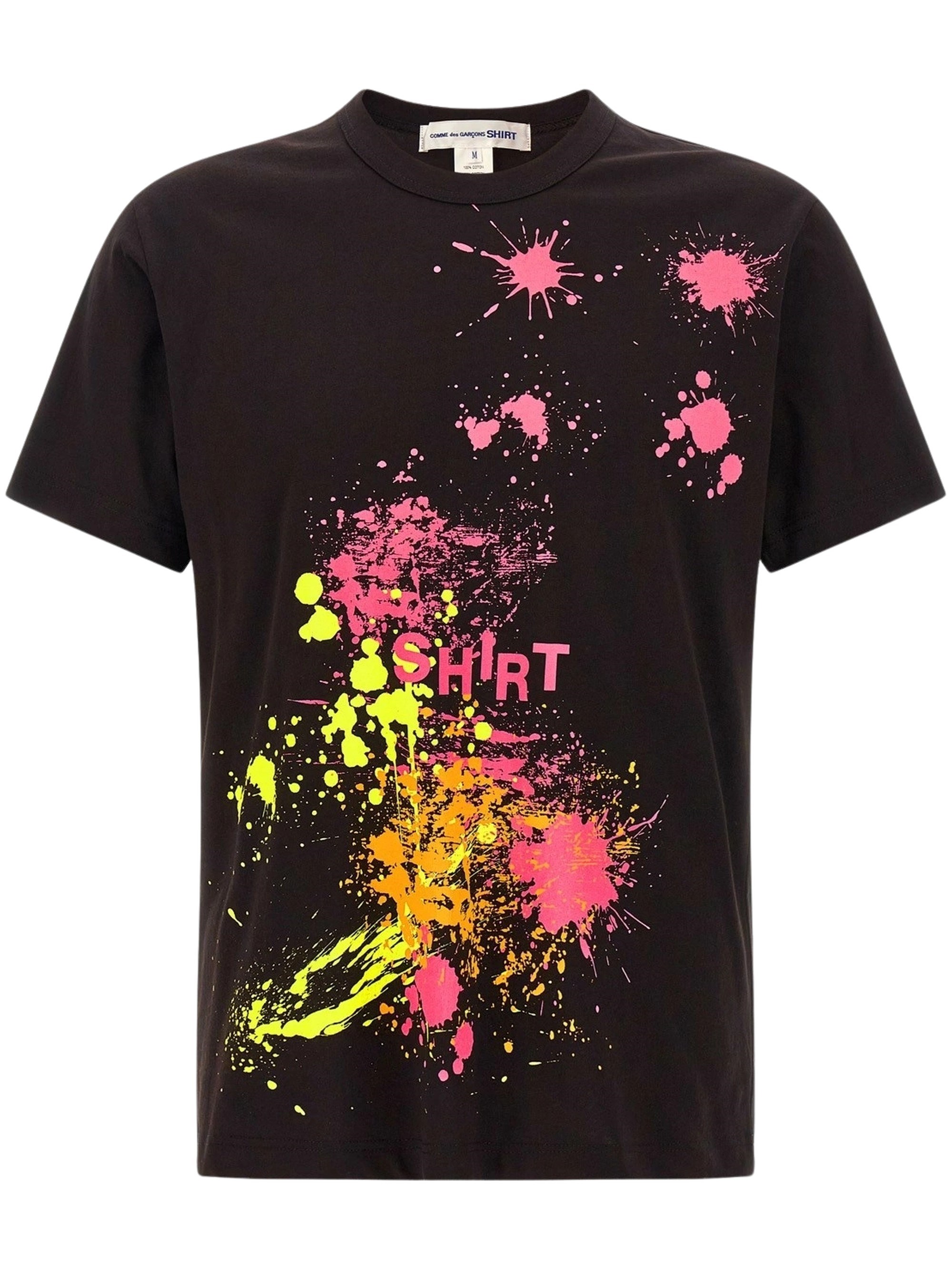 COMME DES GARÇONS SHIRT Paint Splash T-Shirt By Comme Des Garçons Shir