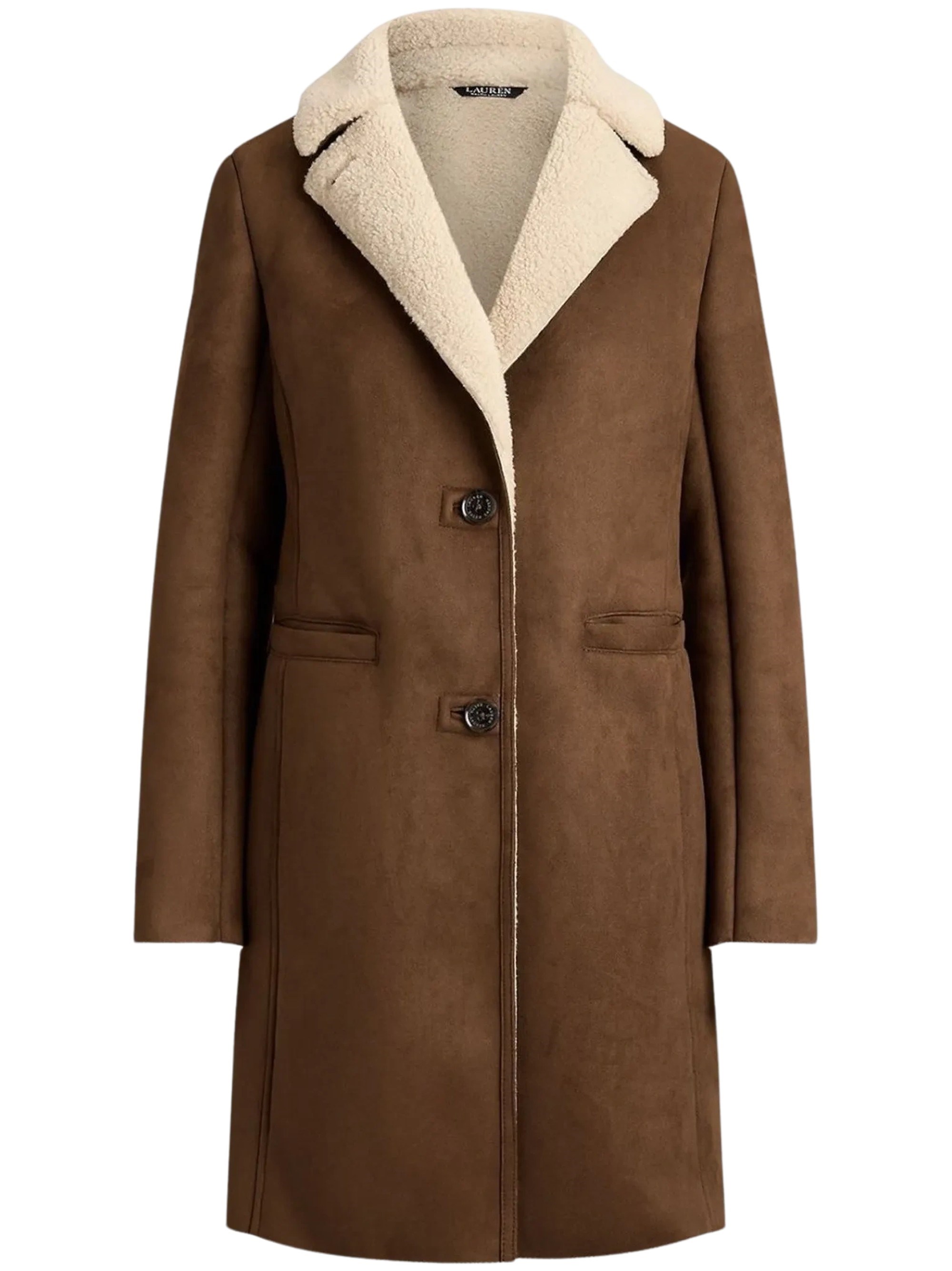 Lauren Ralph Lauren Lauren Ralph Lauren Shearling-Effect Notch-Lapel C