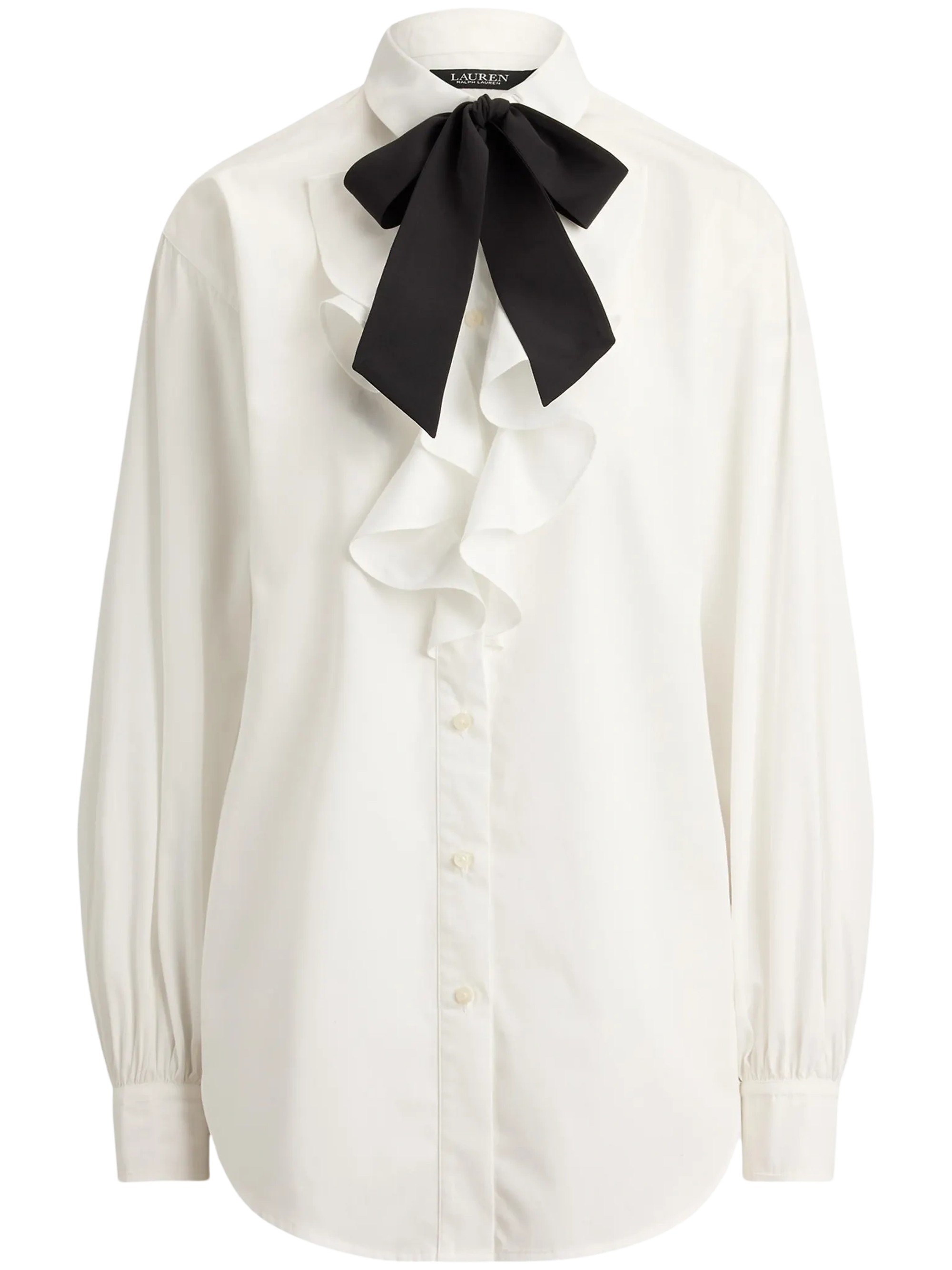Lauren Ralph Lauren Saloma Ruffled Bow-Detail Shirt By Lauren Ralph La