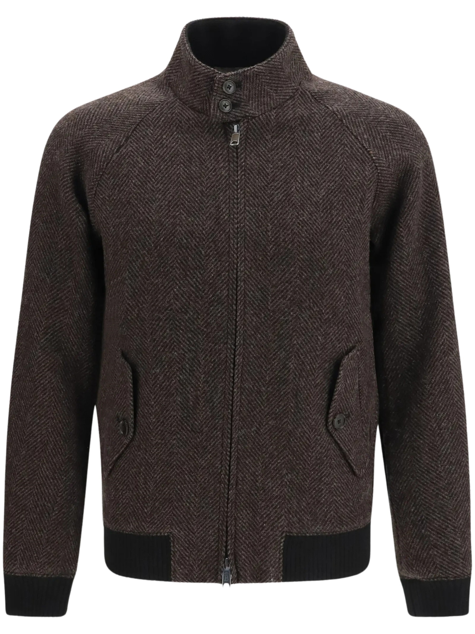 Baracuta G9 Herringbone Bomber Jacket