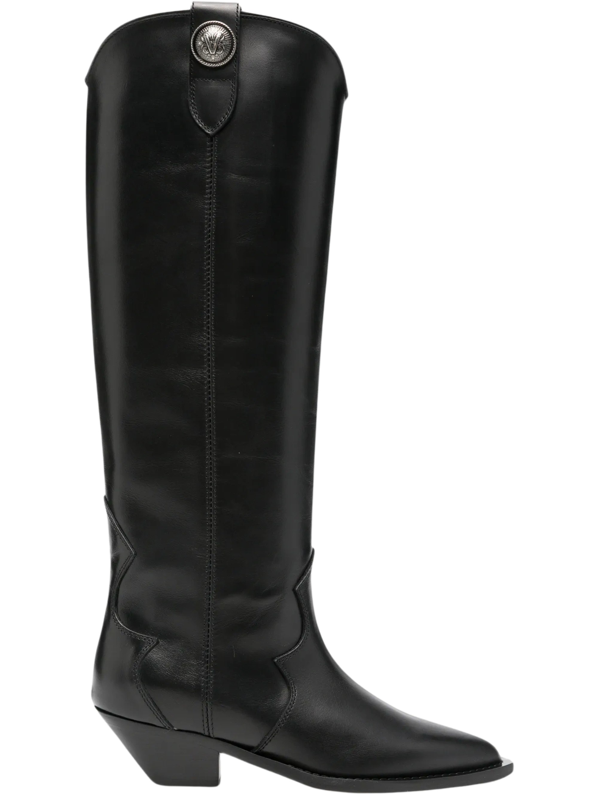 Via Roma 15 Logo-Plaque Knee-High Boots